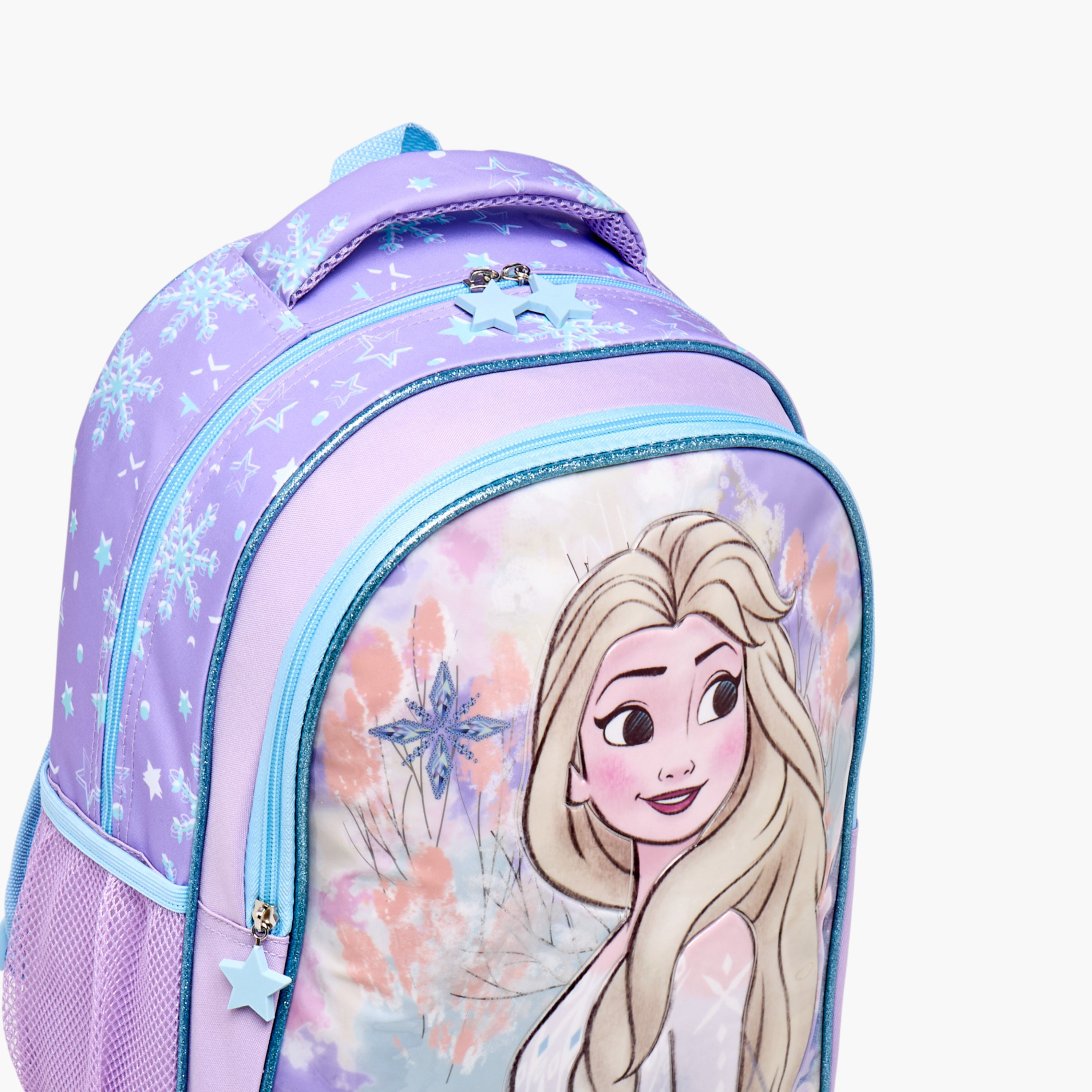 Disney Elsa Print 5-Piece Trolley Backpack Set -16 inches-school-bagsandbackpacks-trolleybags-image-9