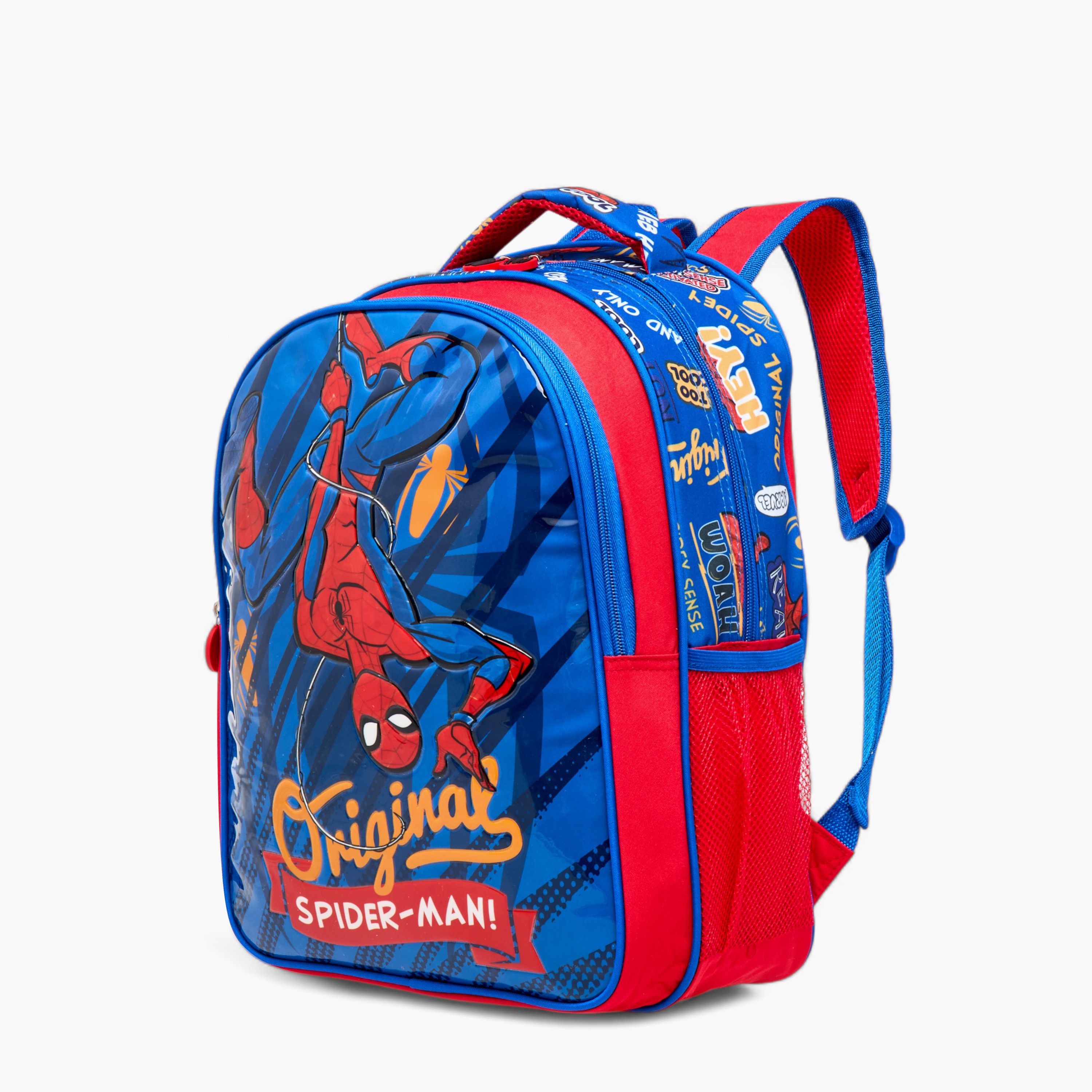 Spider-Man Print 5-Piece Backpack Set -16 inches-school-bagsandbackpacks-backpacks-image-5