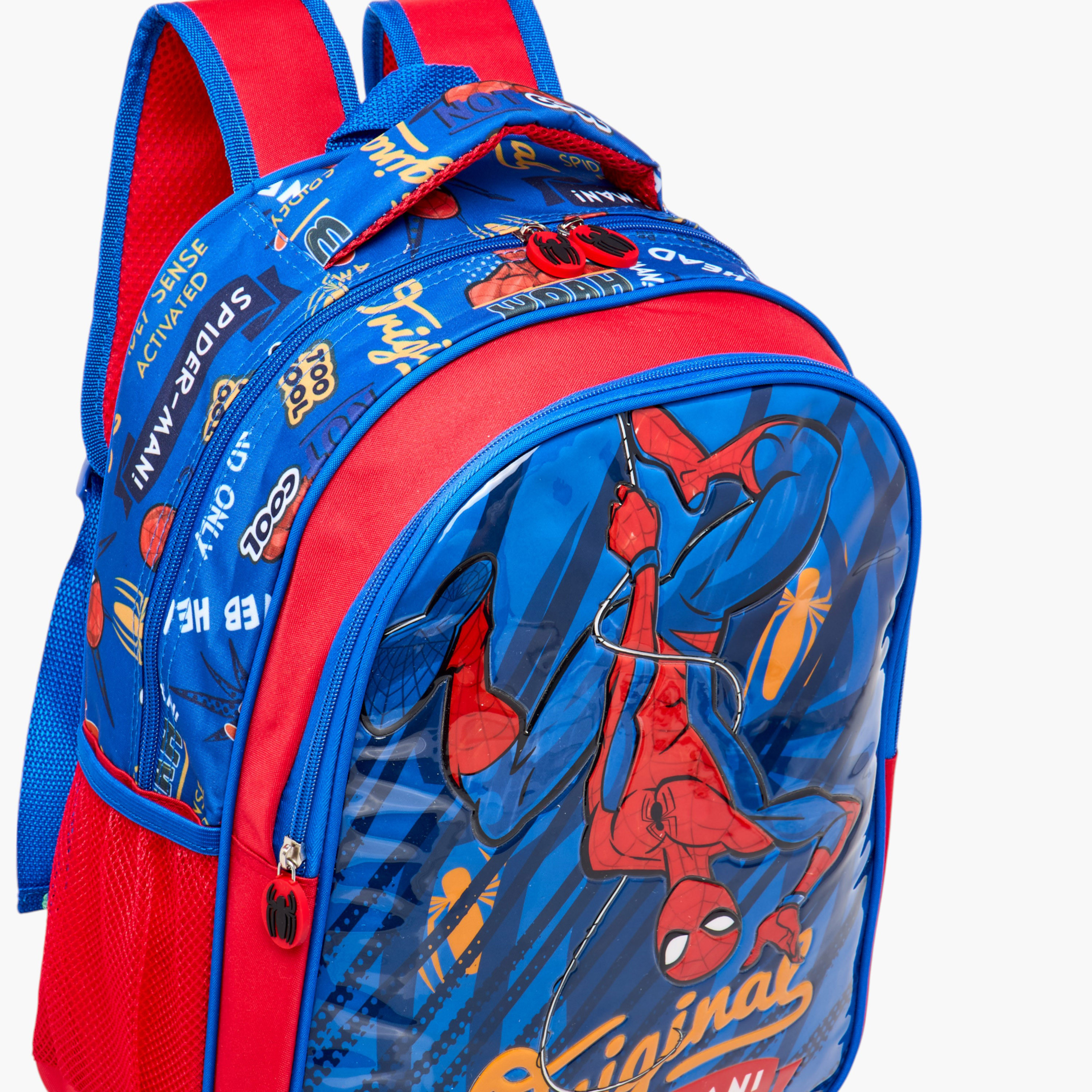Spider-Man Print 5-Piece Backpack Set -16 inches-school-bagsandbackpacks-backpacks-image-8