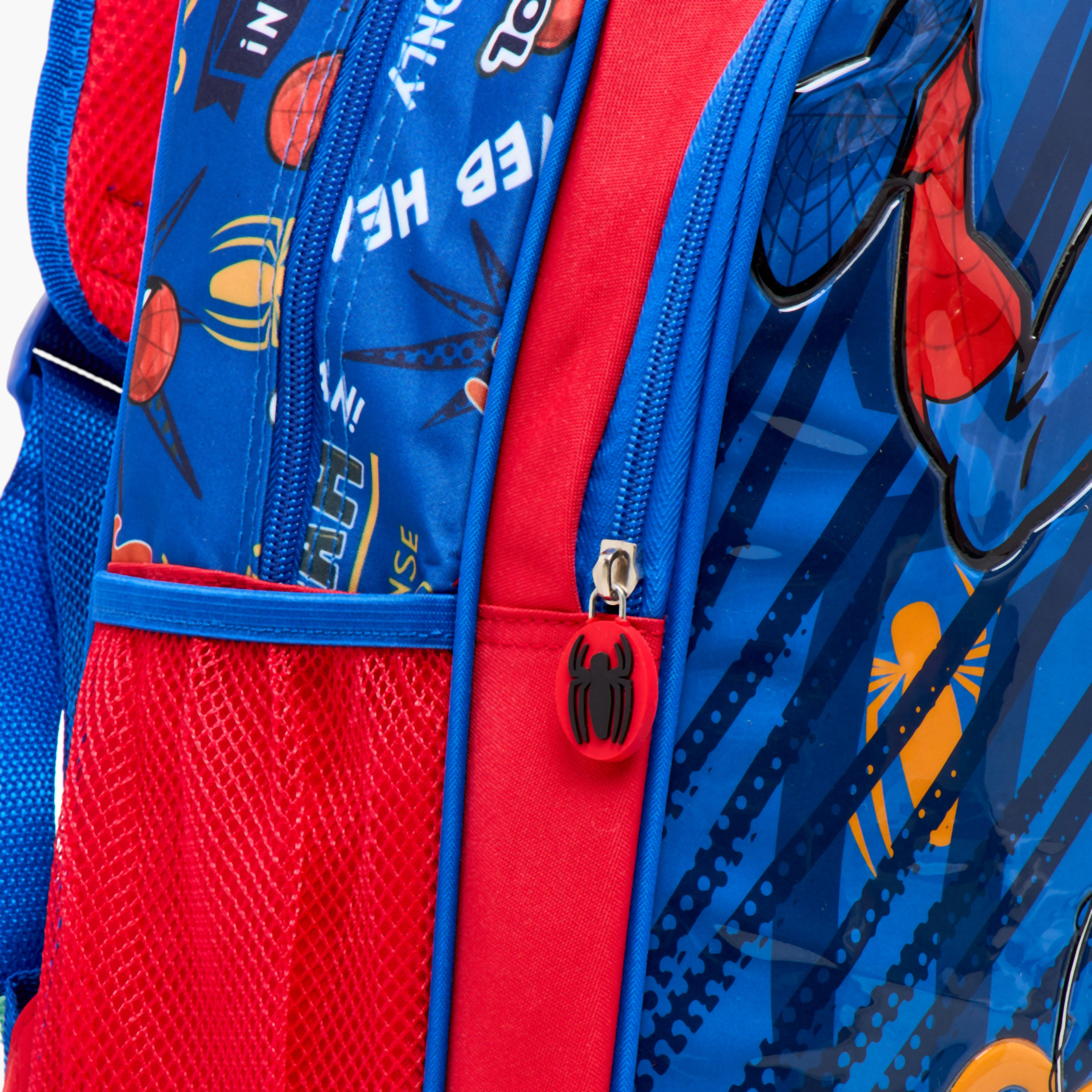 Spider-Man Print 5-Piece Backpack Set -16 inches-school-bagsandbackpacks-backpacks-image-10