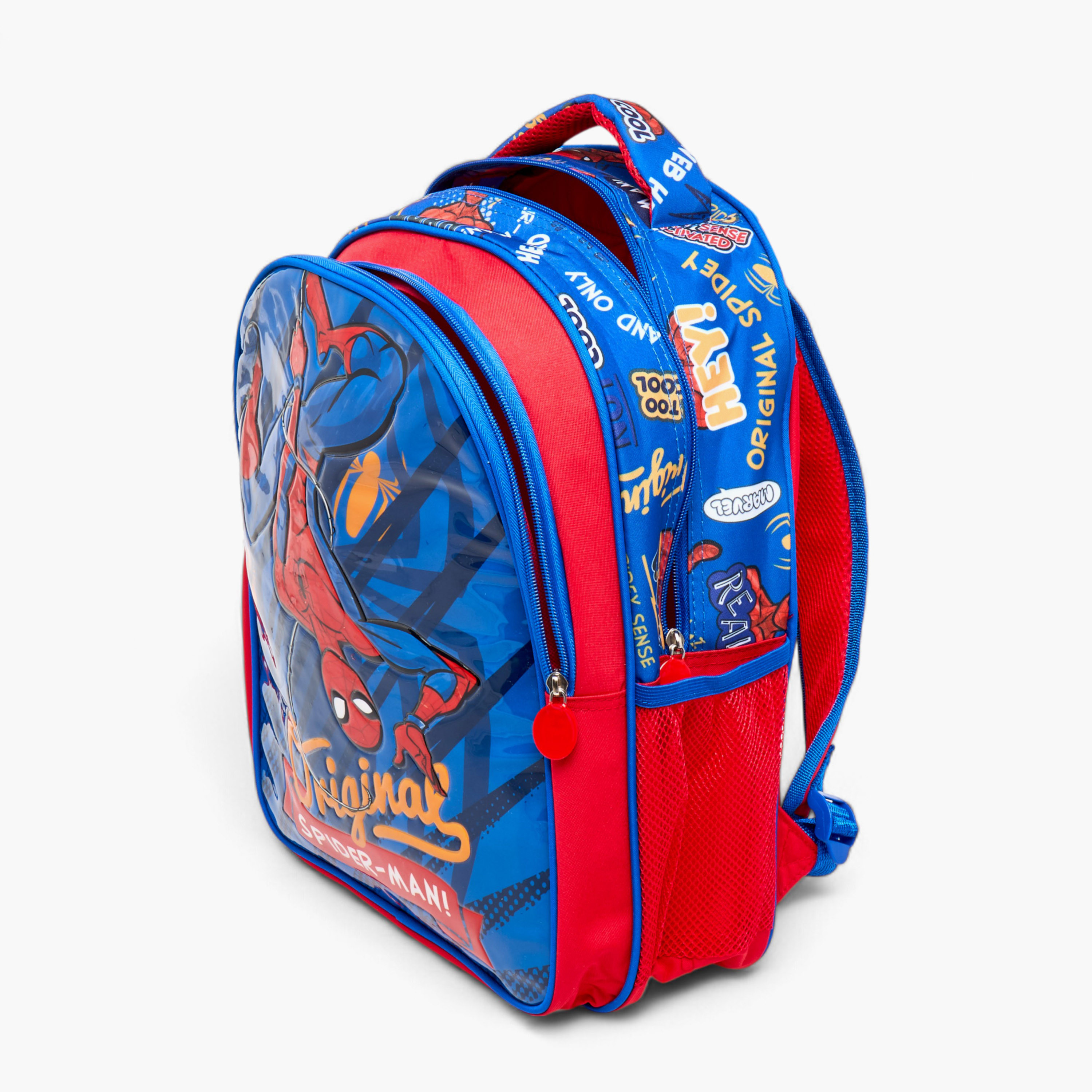 Spider-Man Print 5-Piece Backpack Set -16 inches-school-bagsandbackpacks-backpacks-image-11