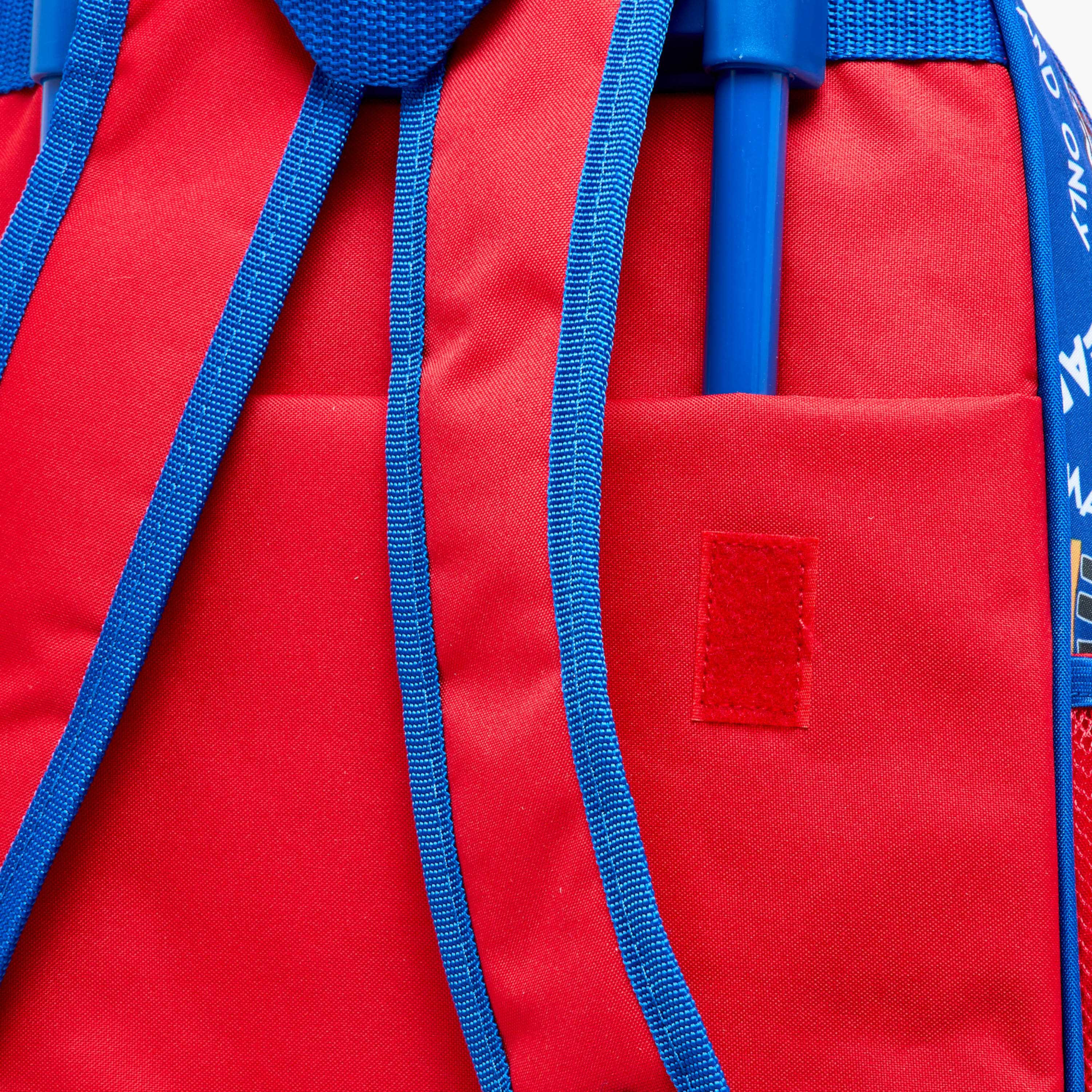 طقم شنطة ترولي 5 قطع بطبعات سبايدر مان - 16 بوصة-school-bagsandbackpacks-trolleybags-image-12