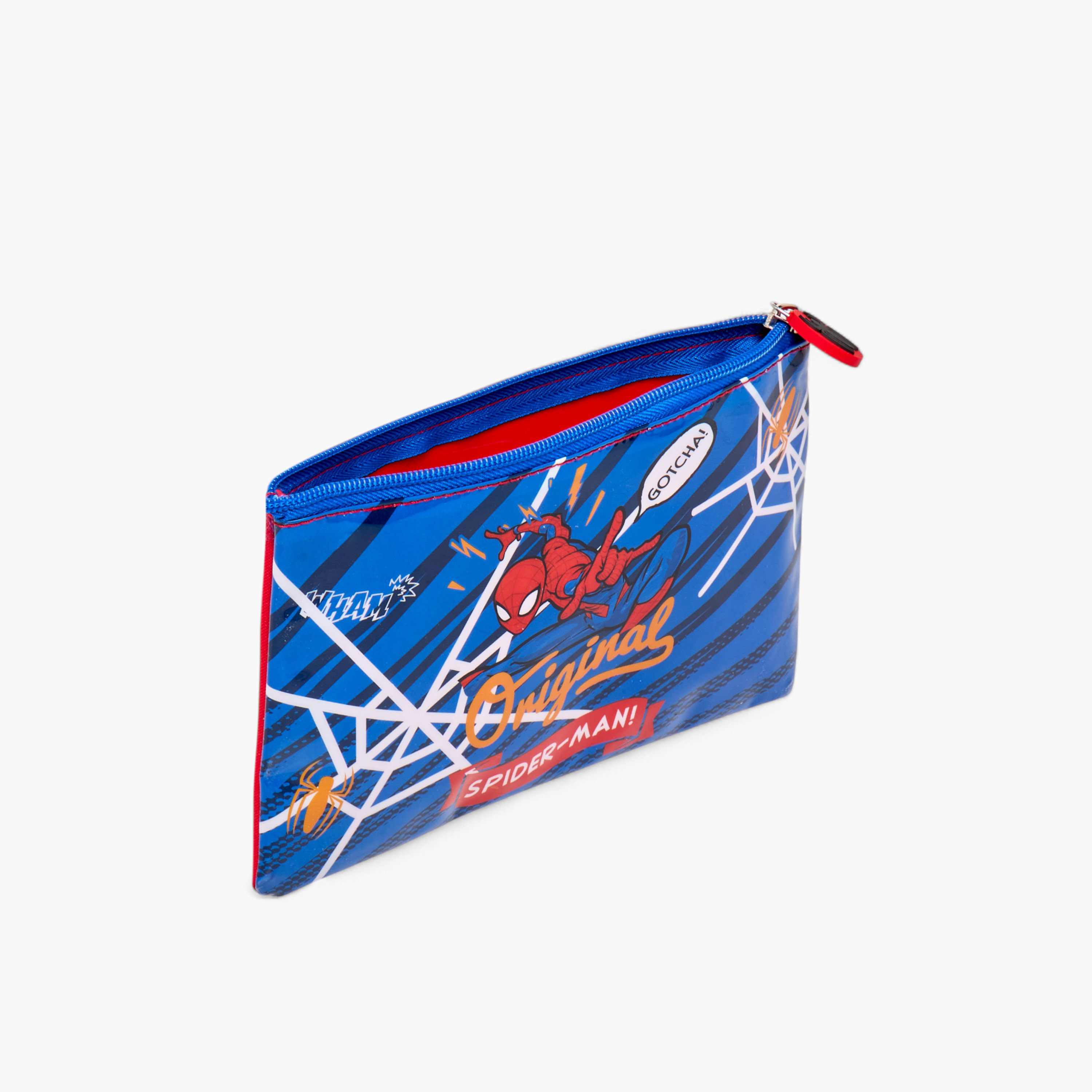 طقم شنطة ترولي 5 قطع بطبعات سبايدر مان - 16 بوصة-school-bagsandbackpacks-trolleybags-image-19