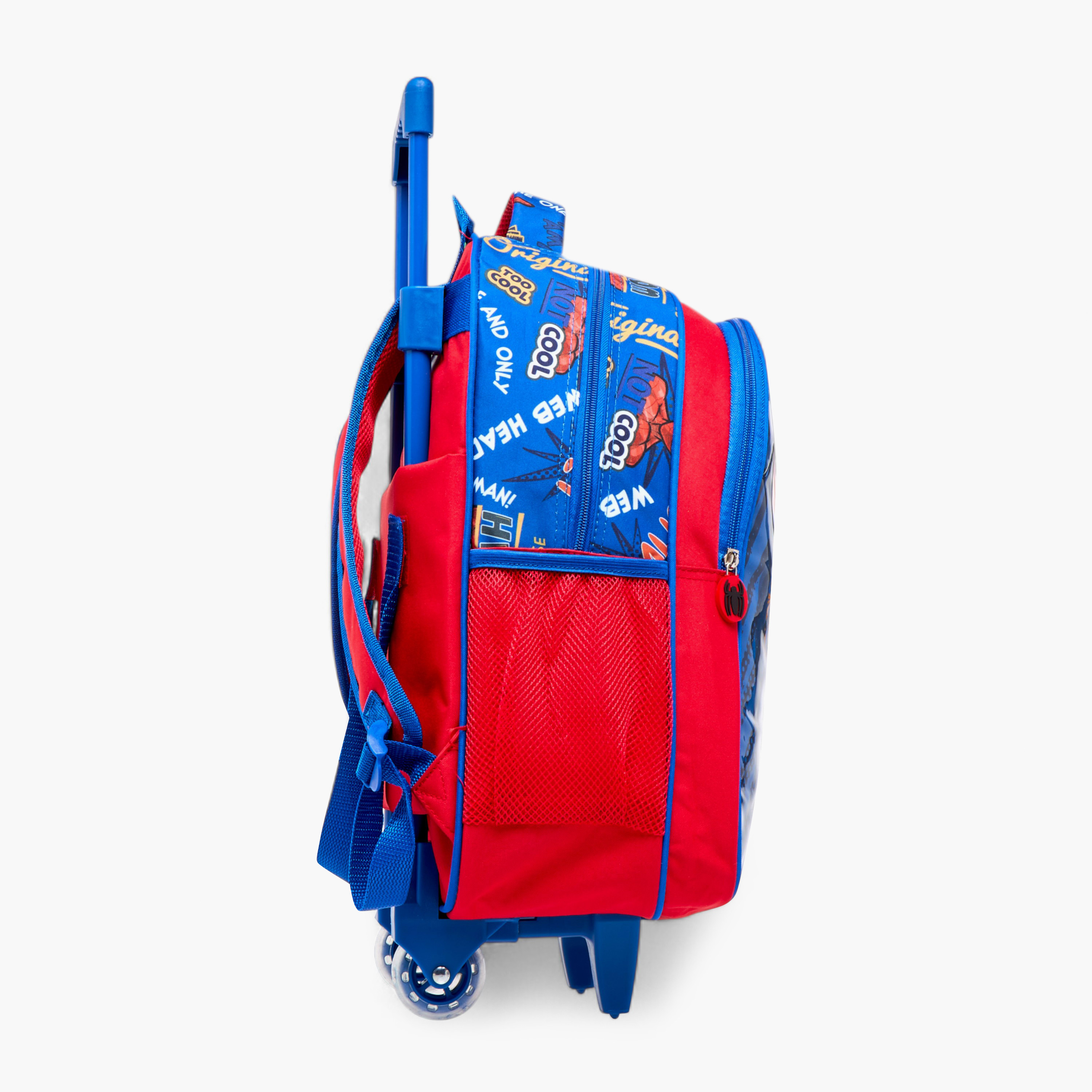 طقم شنطة ترولي 5 قطع بطبعات سبايدر مان - 16 بوصة-school-bagsandbackpacks-trolleybags-image-6