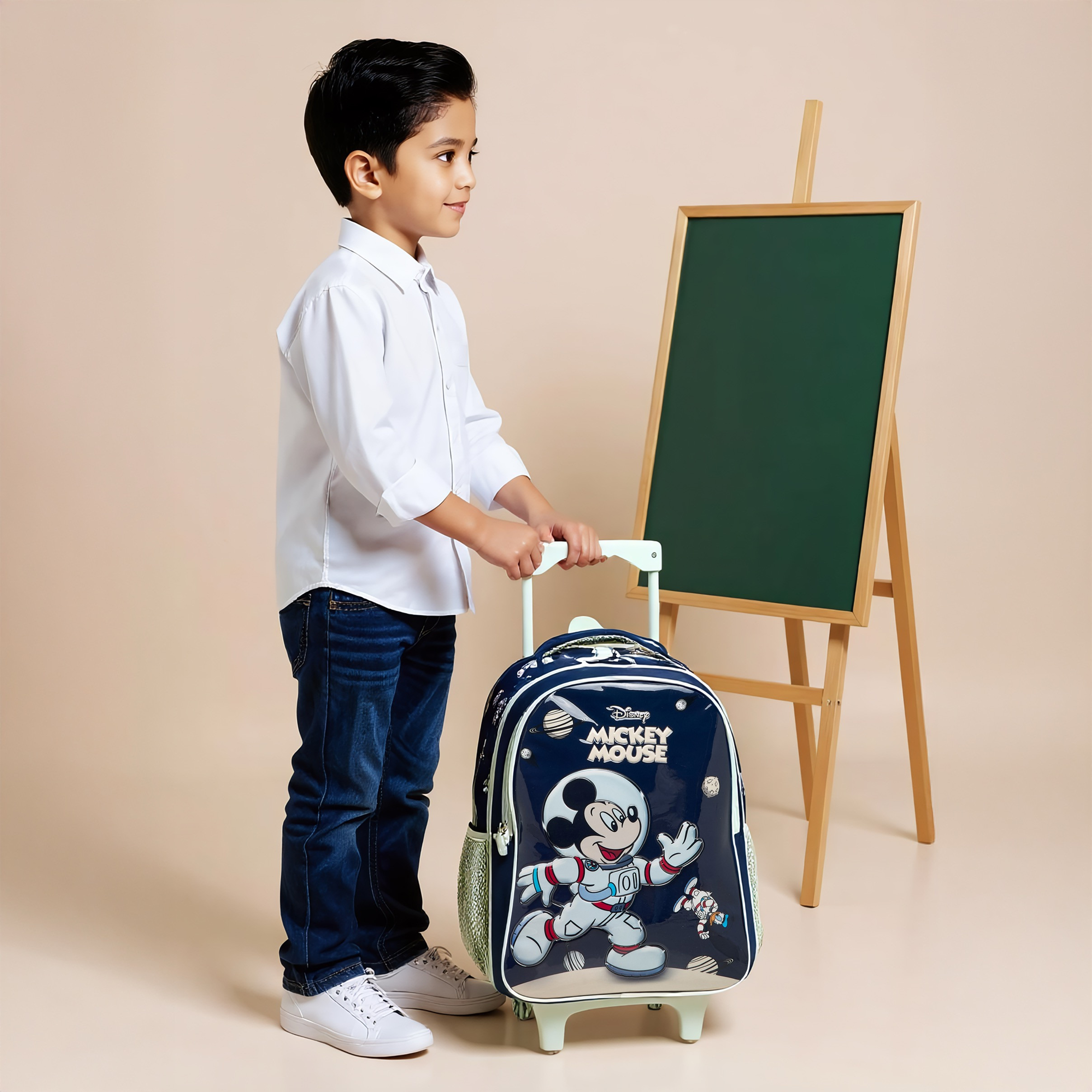 طقم شنطة ظهر ترولي 5 قطع بطبعات ميكي ماوس من ديزني - 16 بوصة-school-bagsandbackpacks-trolleybags-image-8