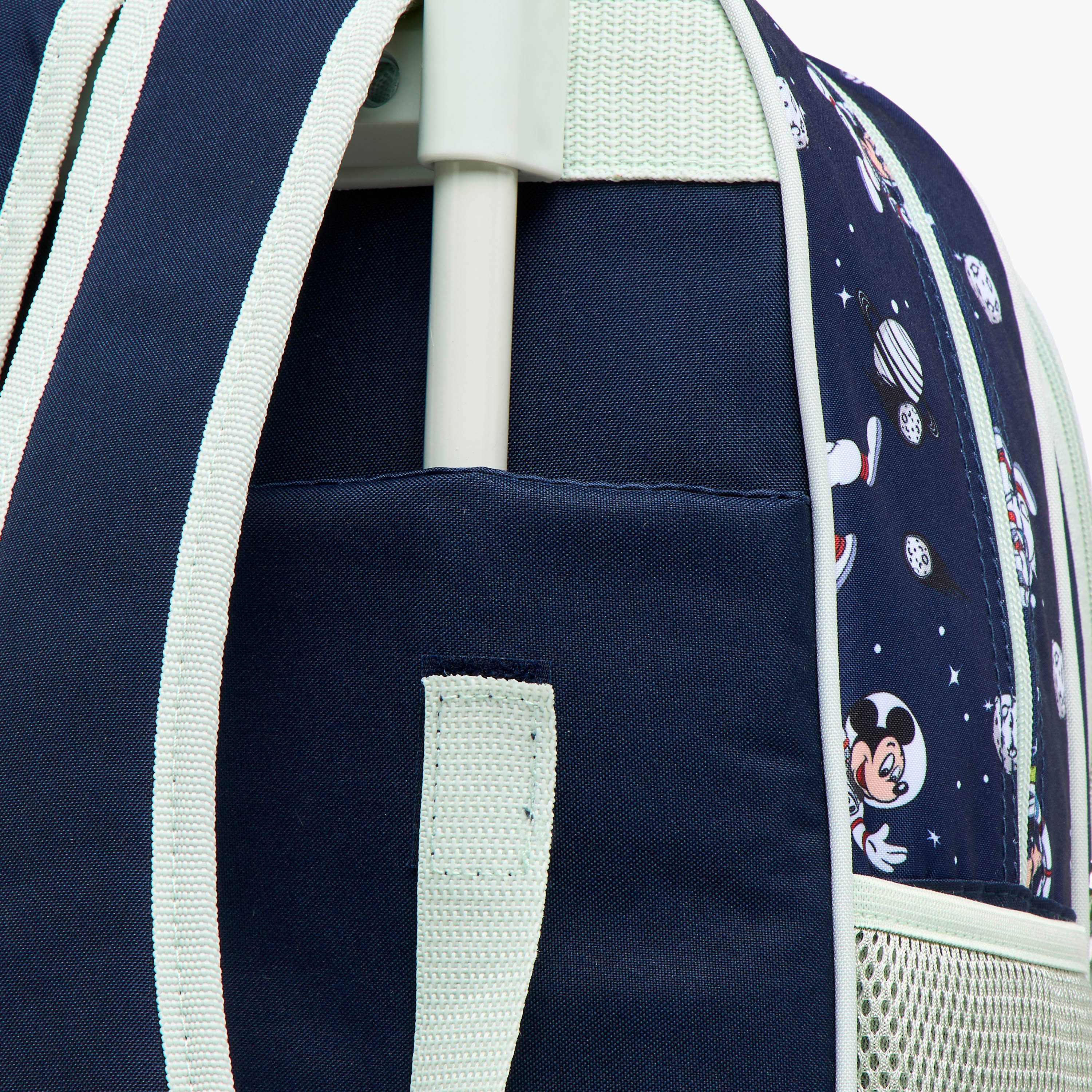 طقم شنطة ظهر ترولي 5 قطع بطبعات ميكي ماوس من ديزني - 16 بوصة-school-bagsandbackpacks-trolleybags-image-1