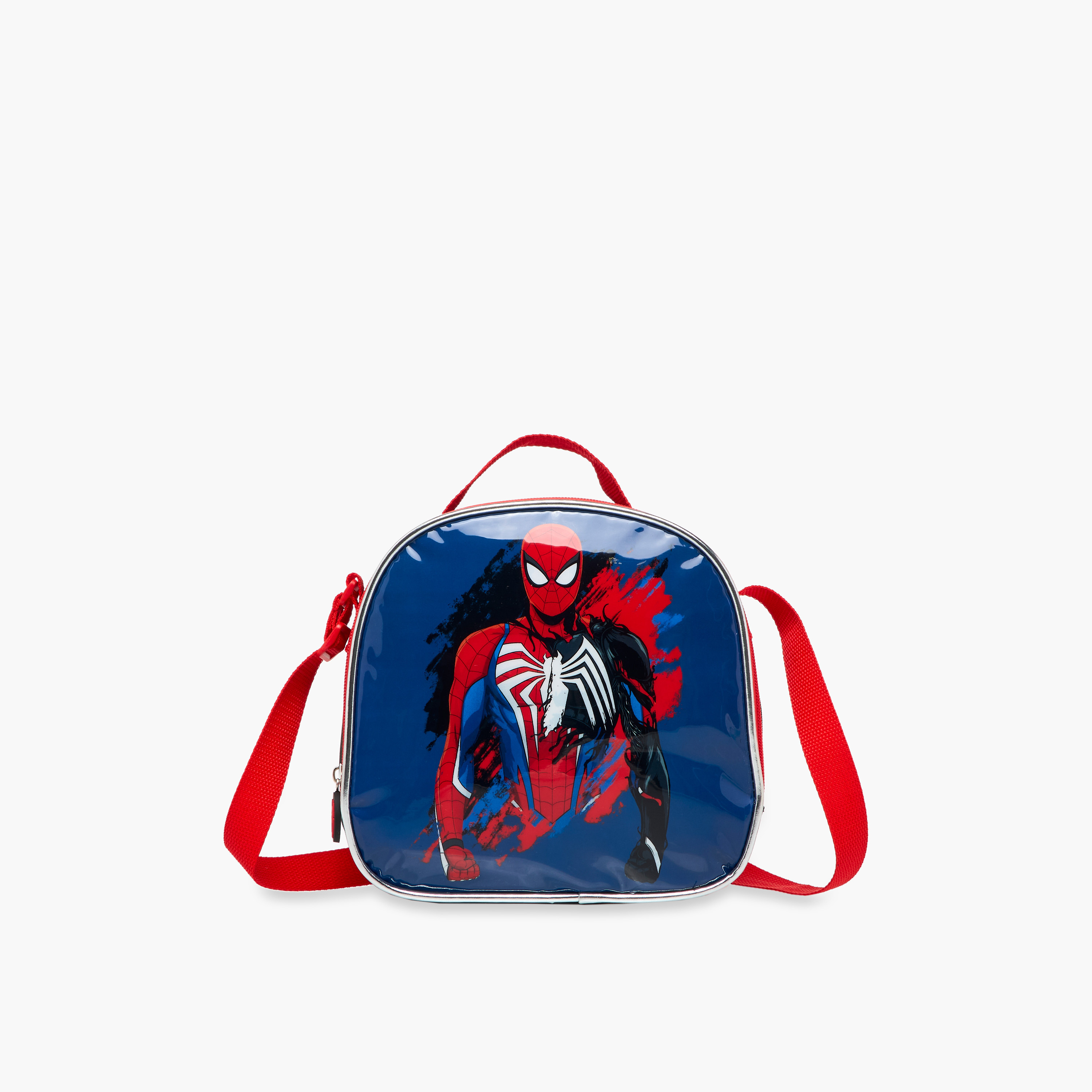 طقم شنطة ظهر ترولي 5 قطع بطبعات سبايدرمان - 16 بوصة-school-bagsandbackpacks-trolleybags-image-19
