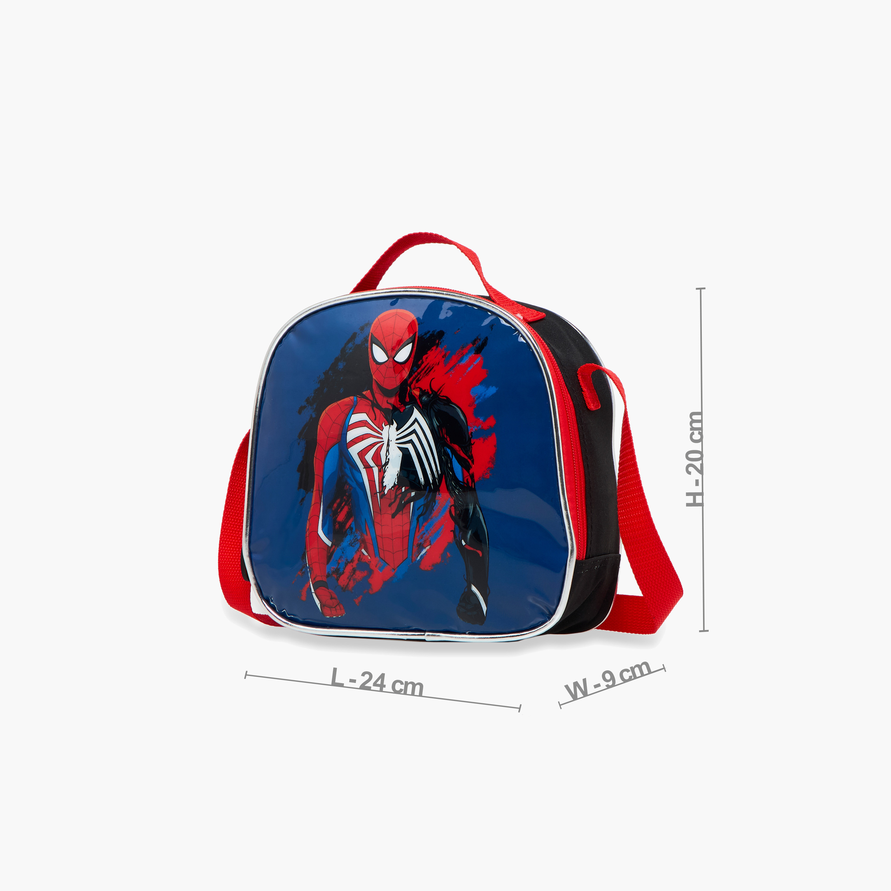 طقم شنطة ظهر ترولي 5 قطع بطبعات سبايدرمان - 16 بوصة-school-bagsandbackpacks-trolleybags-image-20