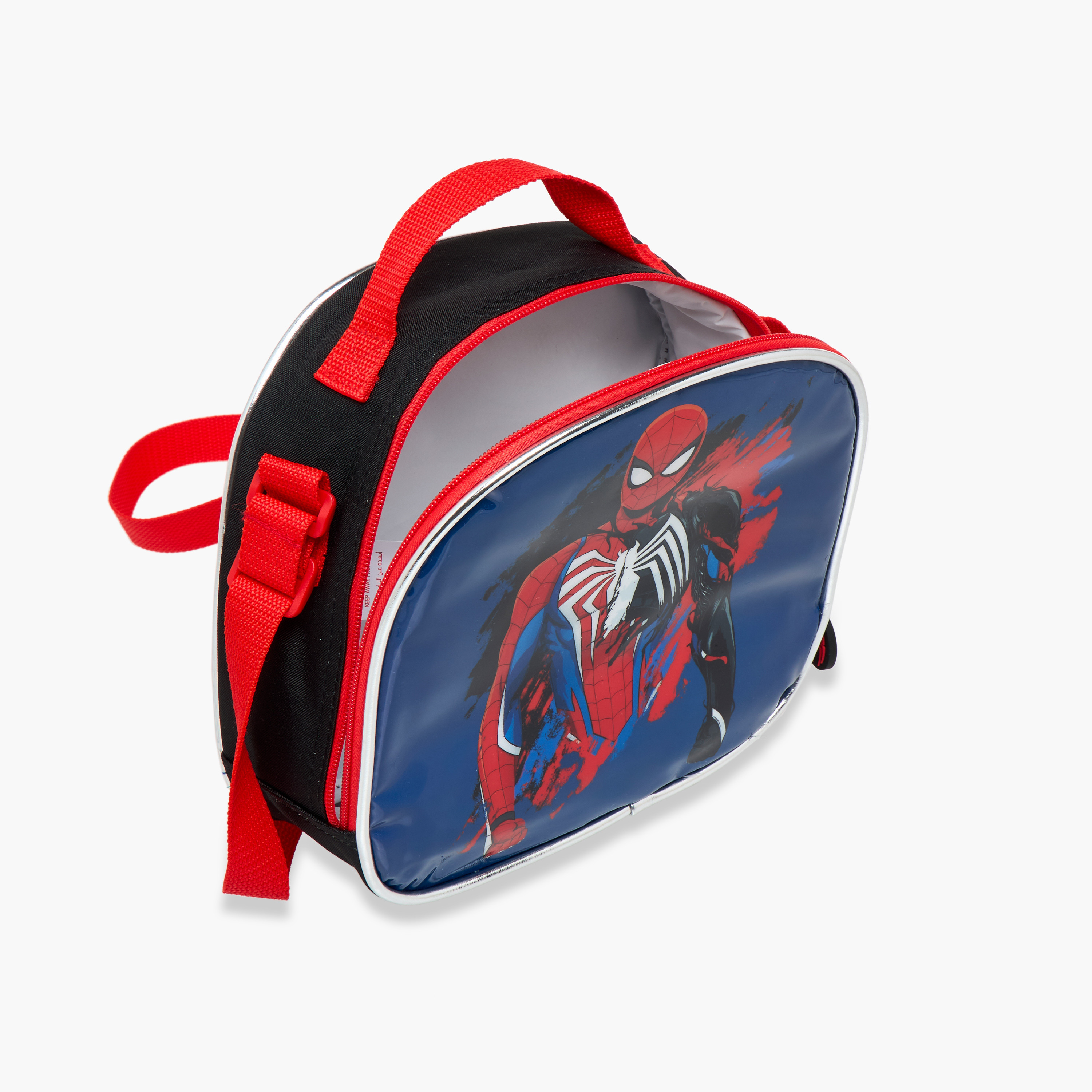 طقم شنطة ظهر ترولي 5 قطع بطبعات سبايدرمان - 16 بوصة-school-bagsandbackpacks-trolleybags-image-21