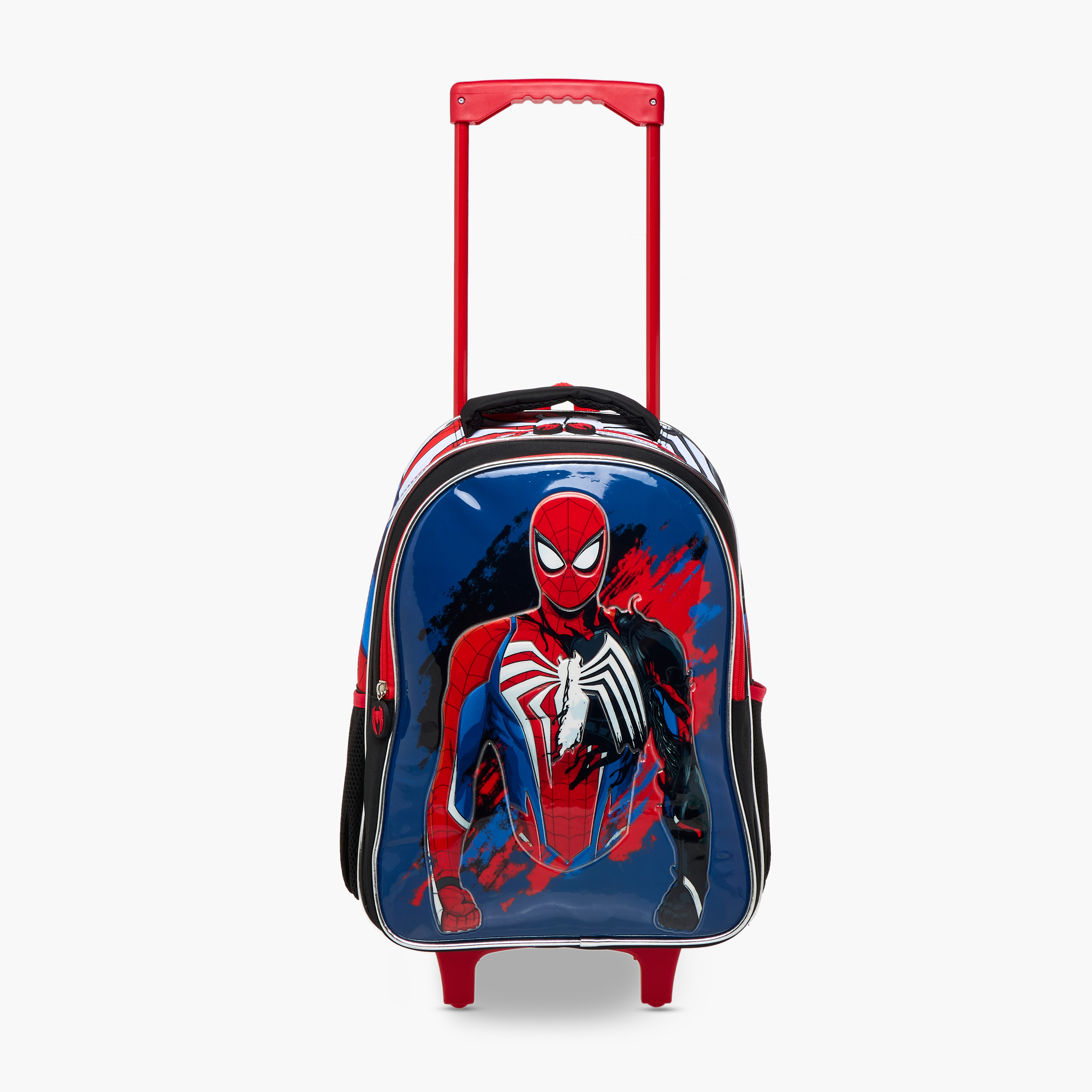 طقم شنطة ظهر ترولي 5 قطع بطبعات سبايدرمان - 16 بوصة-school-bagsandbackpacks-trolleybags-image-4