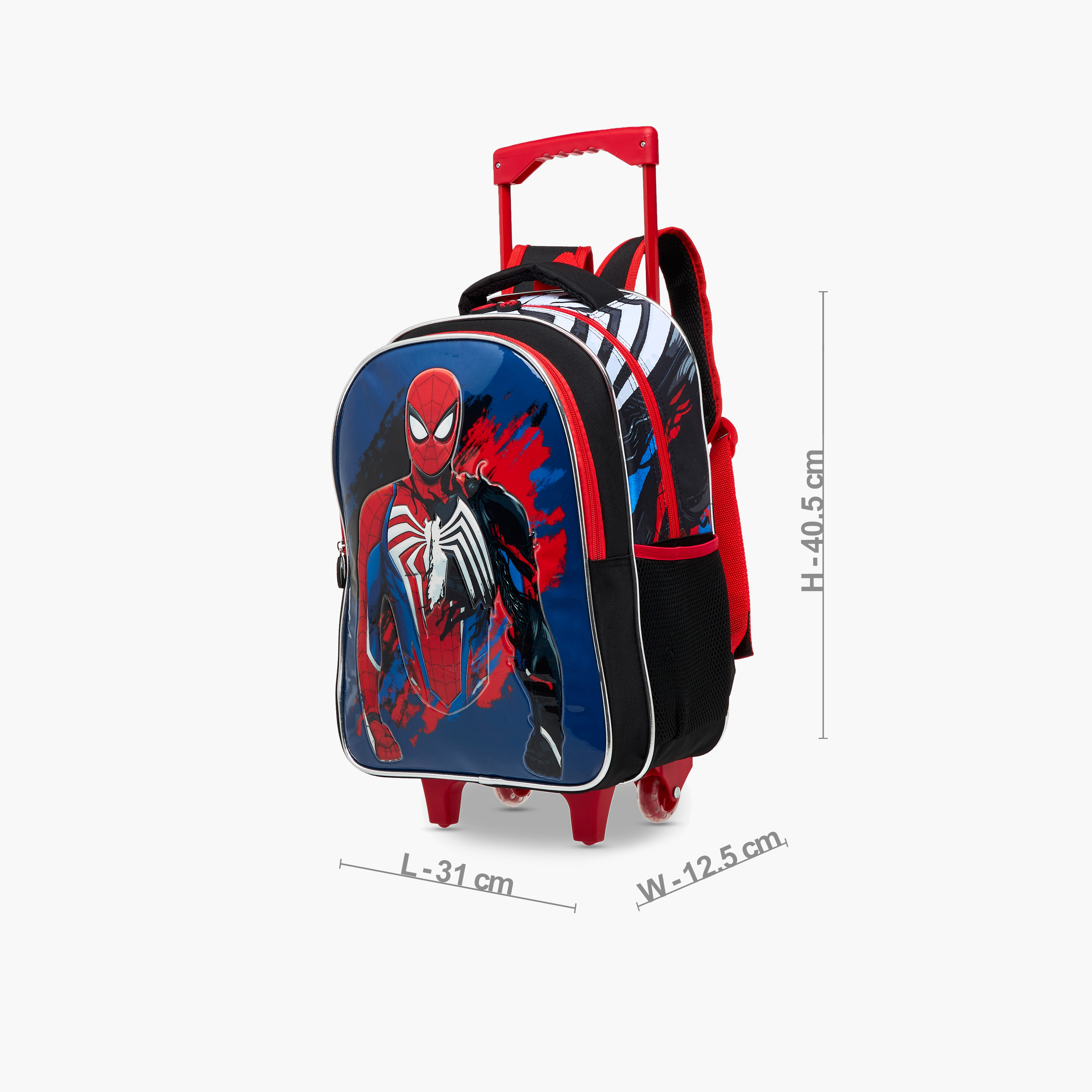 طقم شنطة ظهر ترولي 5 قطع بطبعات سبايدرمان - 16 بوصة-school-bagsandbackpacks-trolleybags-image-5