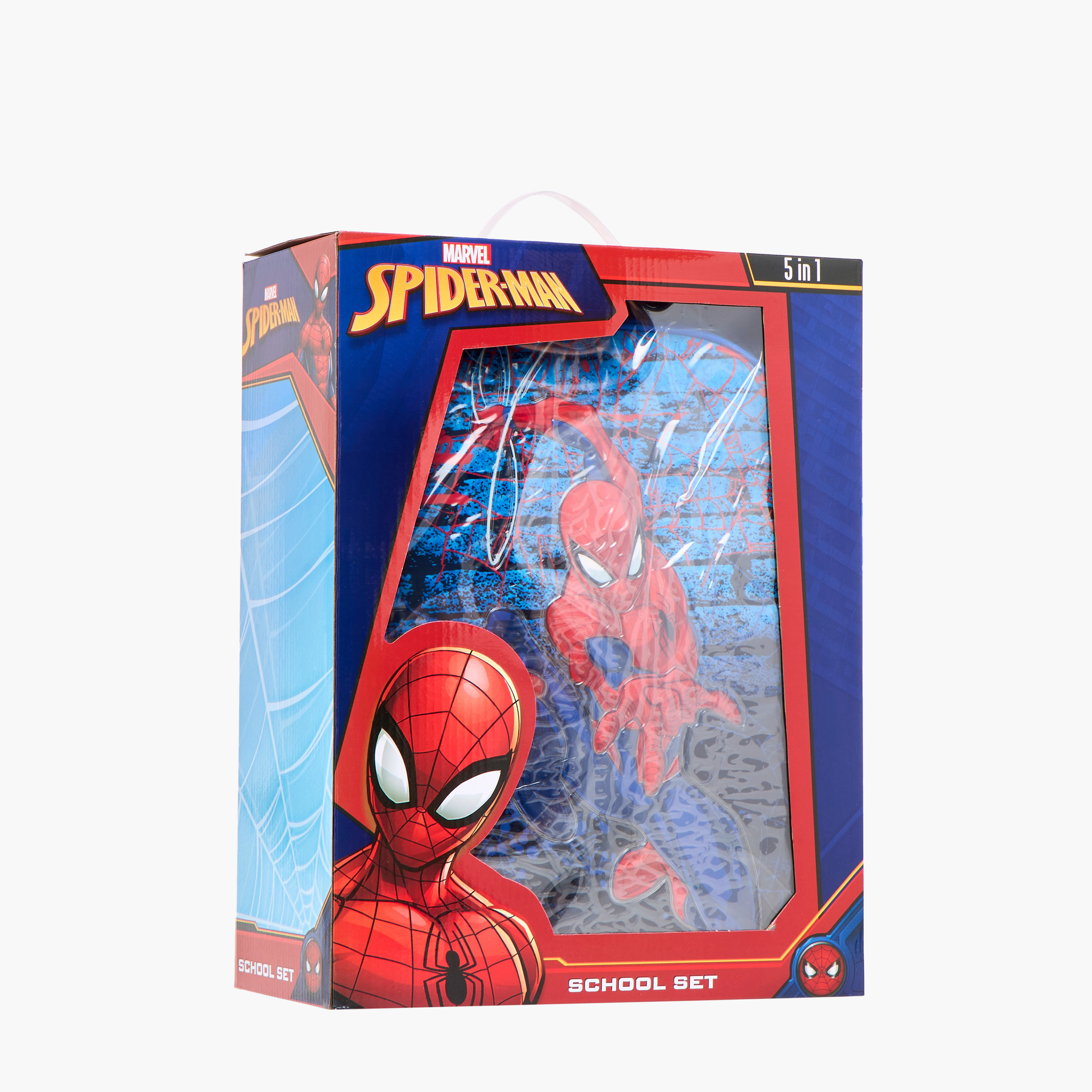 Spider-Man Print 5-Piece Backpack Set - 16 inches-school-bagsandbackpacks-backpacks-image-23