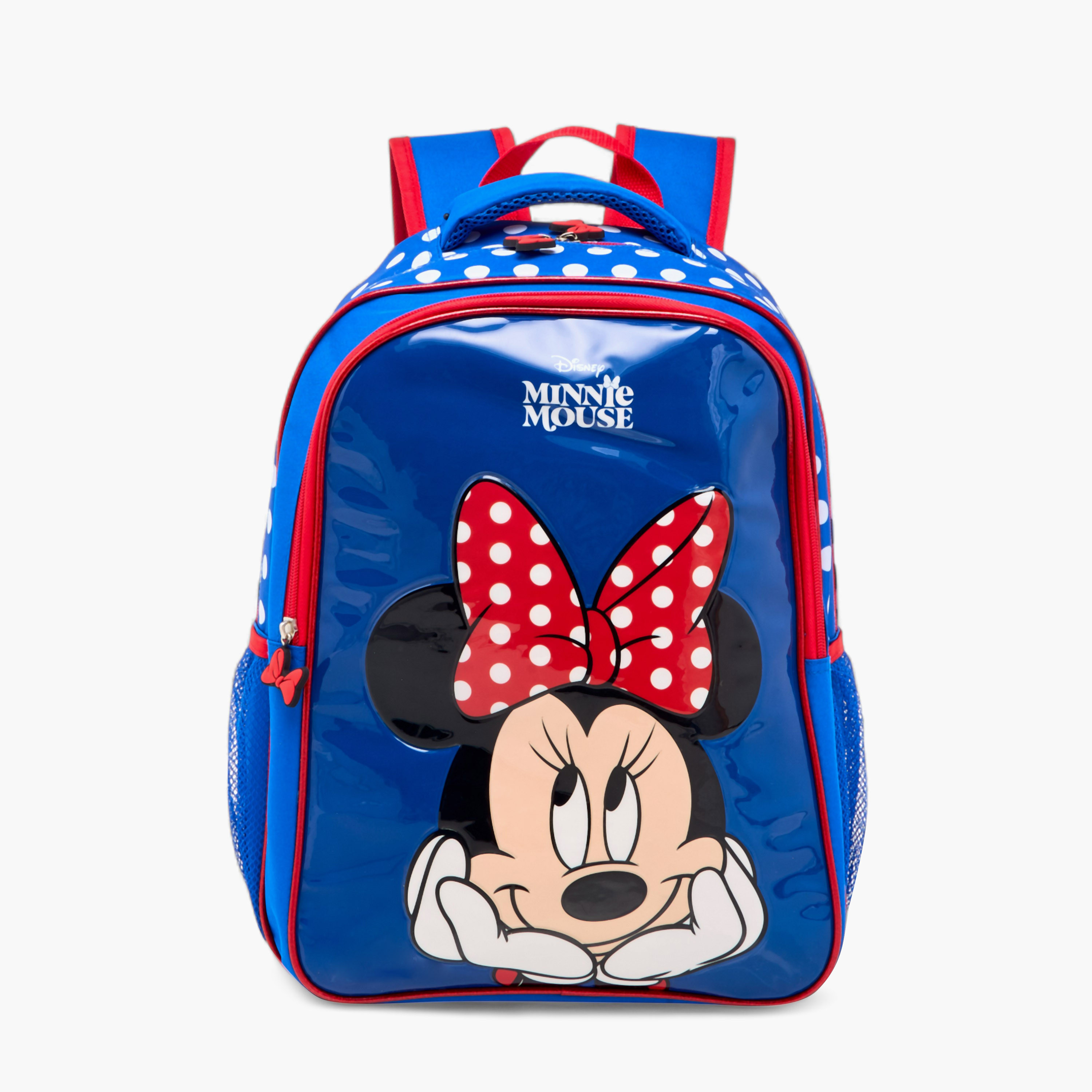 Disney Minnie Mouse Print 5-Piece Backpack Set -16 inches-school-bagsandbackpacks-sets-image-4