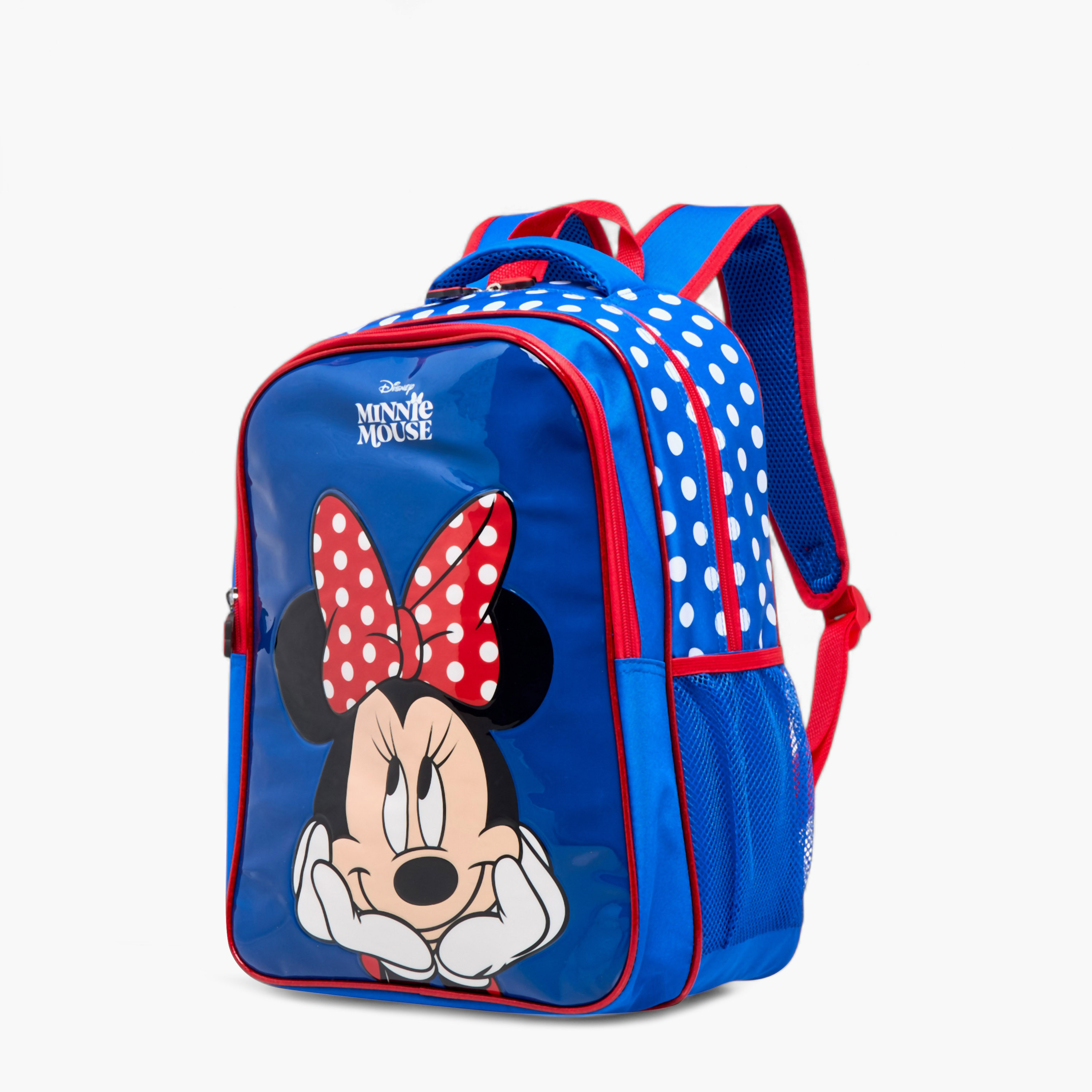 Disney Minnie Mouse Print 5-Piece Backpack Set -16 inches-school-bagsandbackpacks-sets-image-5