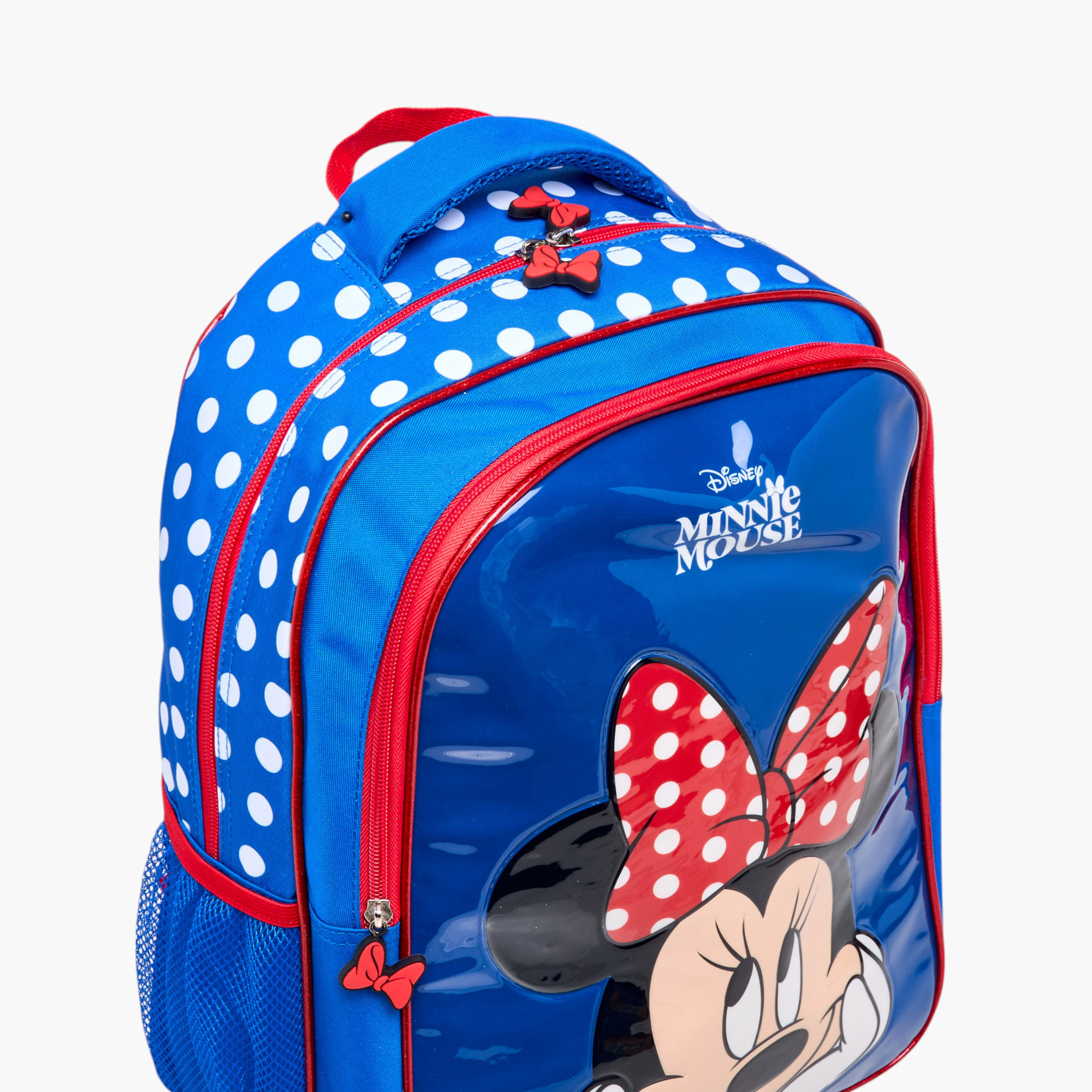 Disney Minnie Mouse Print 5-Piece Backpack Set -16 inches-school-bagsandbackpacks-sets-image-8