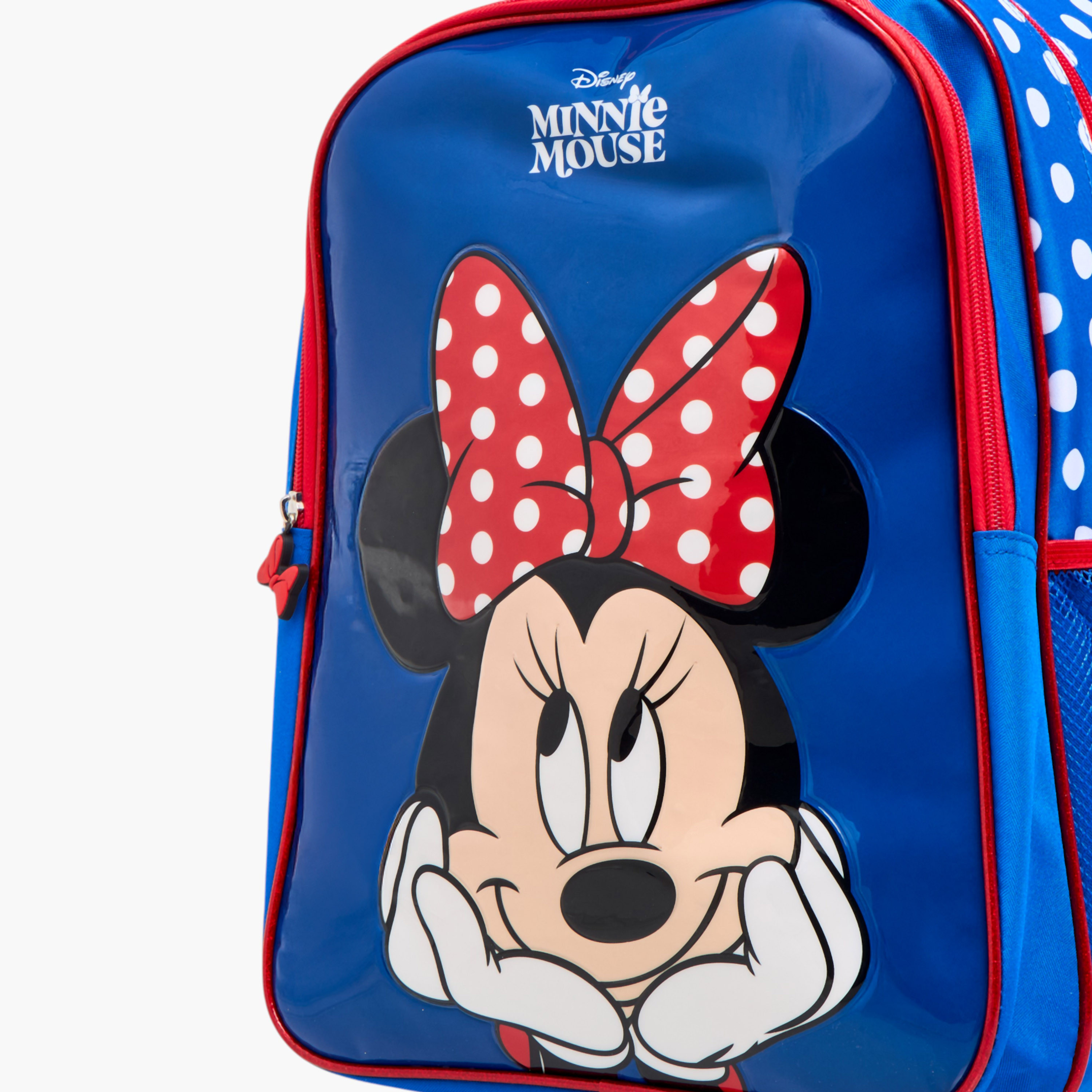 Disney Minnie Mouse Print 5-Piece Backpack Set -16 inches-school-bagsandbackpacks-sets-image-9