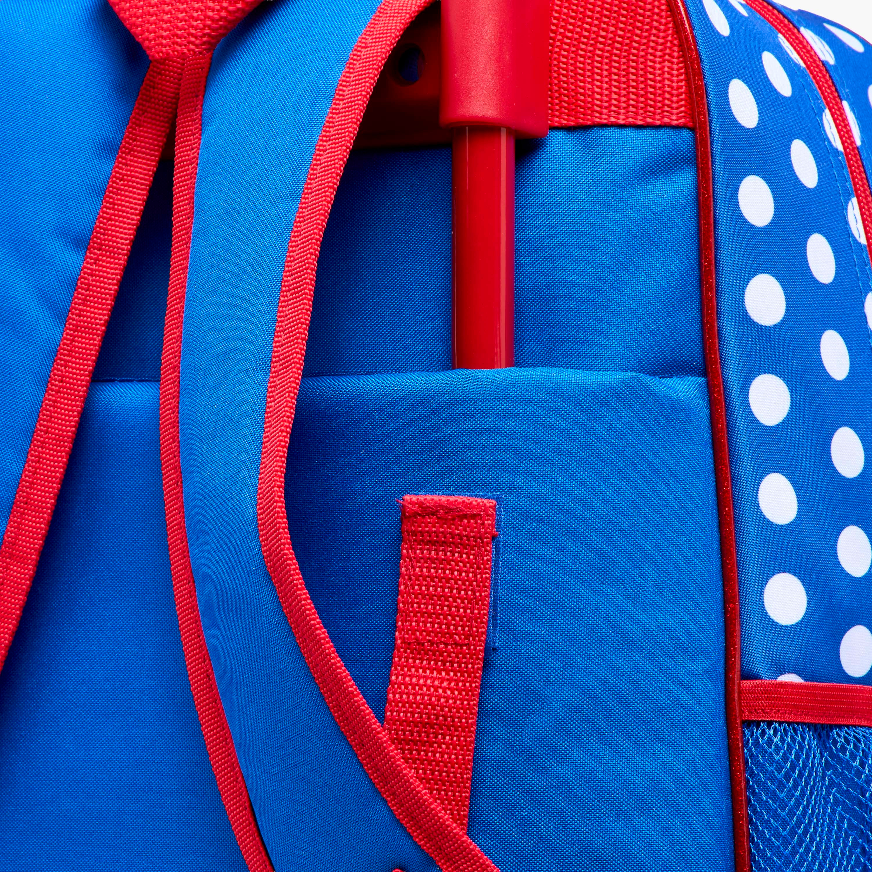 Disney Minnie Mouse Print 5-Piece Trolley Backpack Set -16 inches-school-bagsandbackpacks-trolleybags-image-13