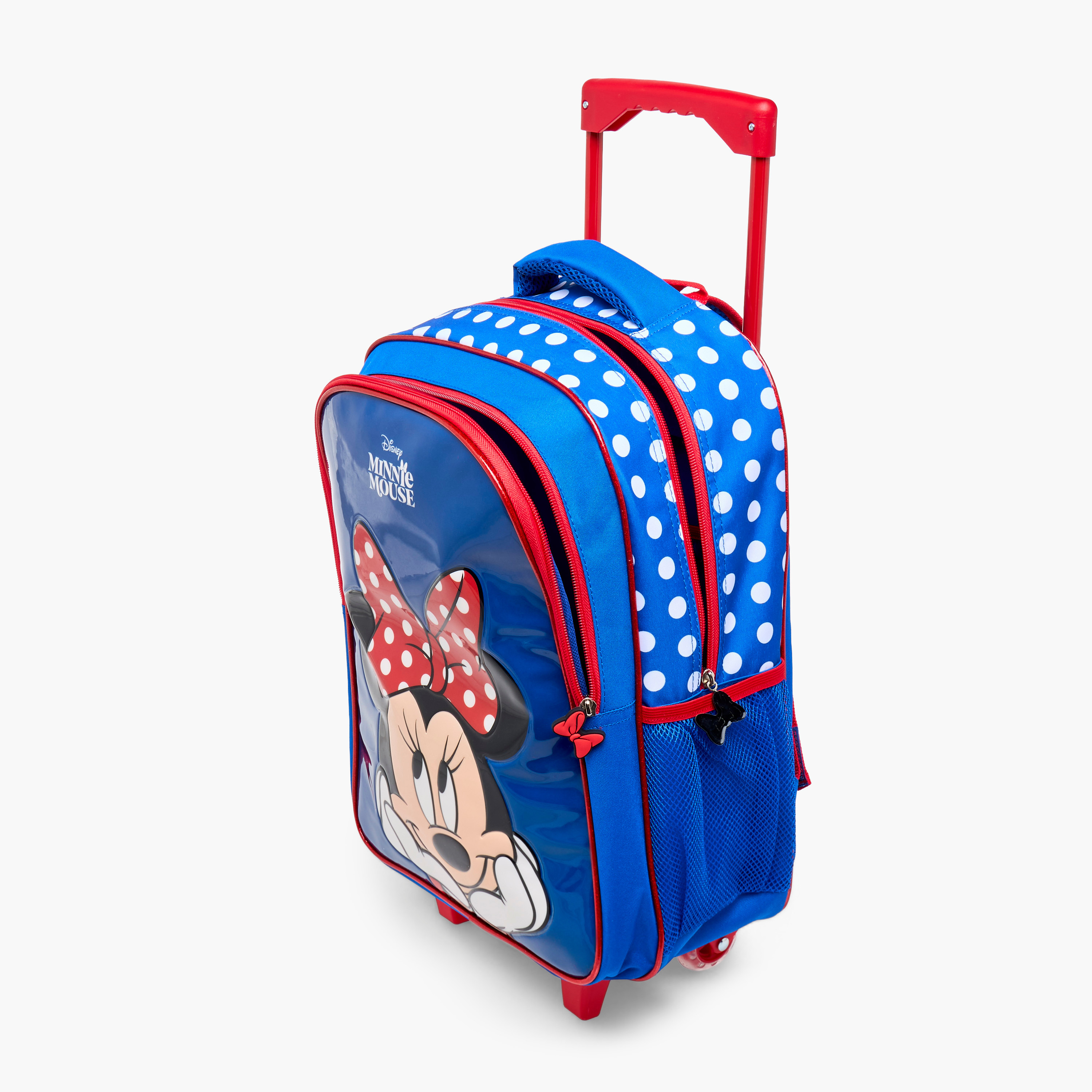 Disney Minnie Mouse Print 5-Piece Trolley Backpack Set -16 inches-school-bagsandbackpacks-trolleybags-image-16