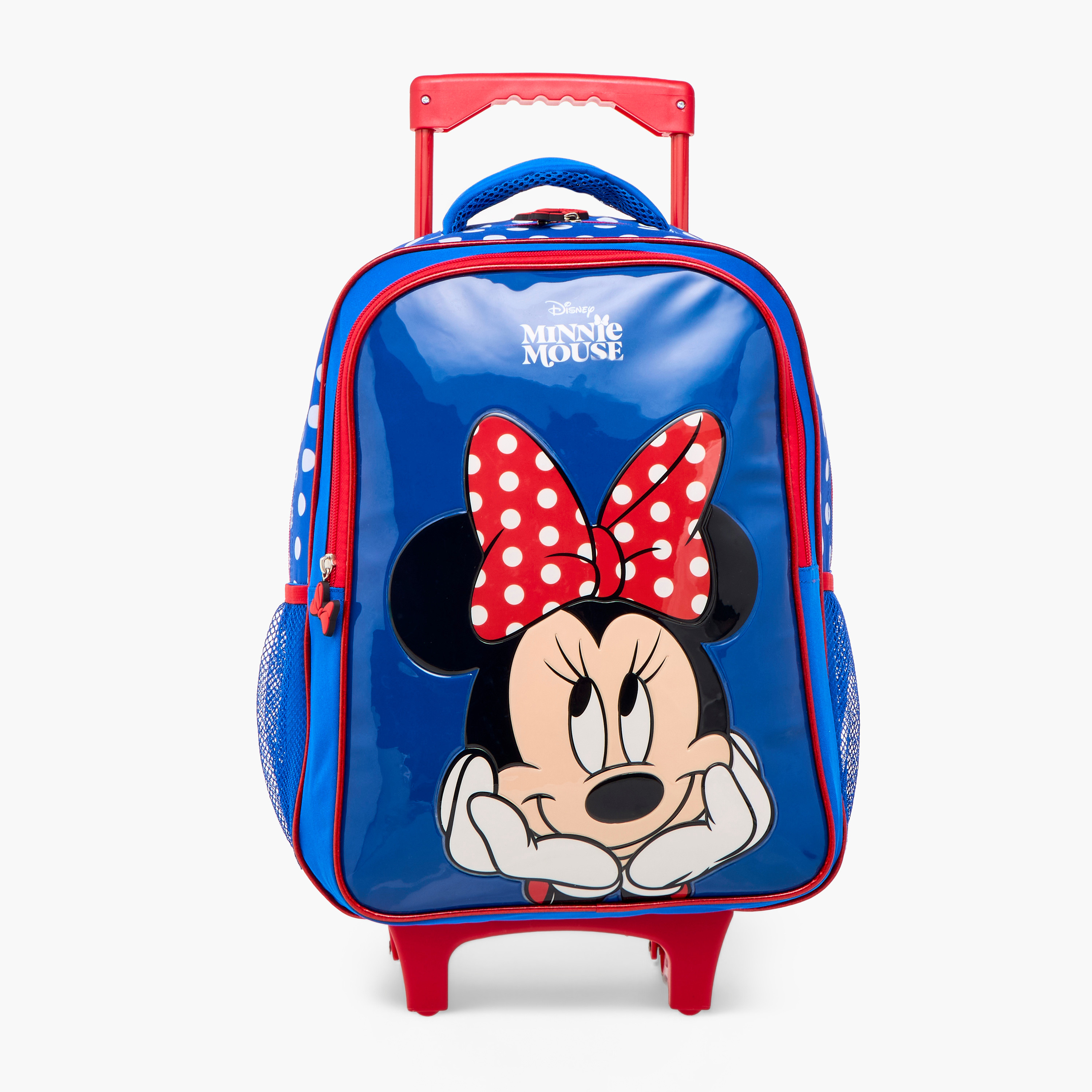 Disney Minnie Mouse Print 5-Piece Trolley Backpack Set -16 inches-school-bagsandbackpacks-trolleybags-image-4