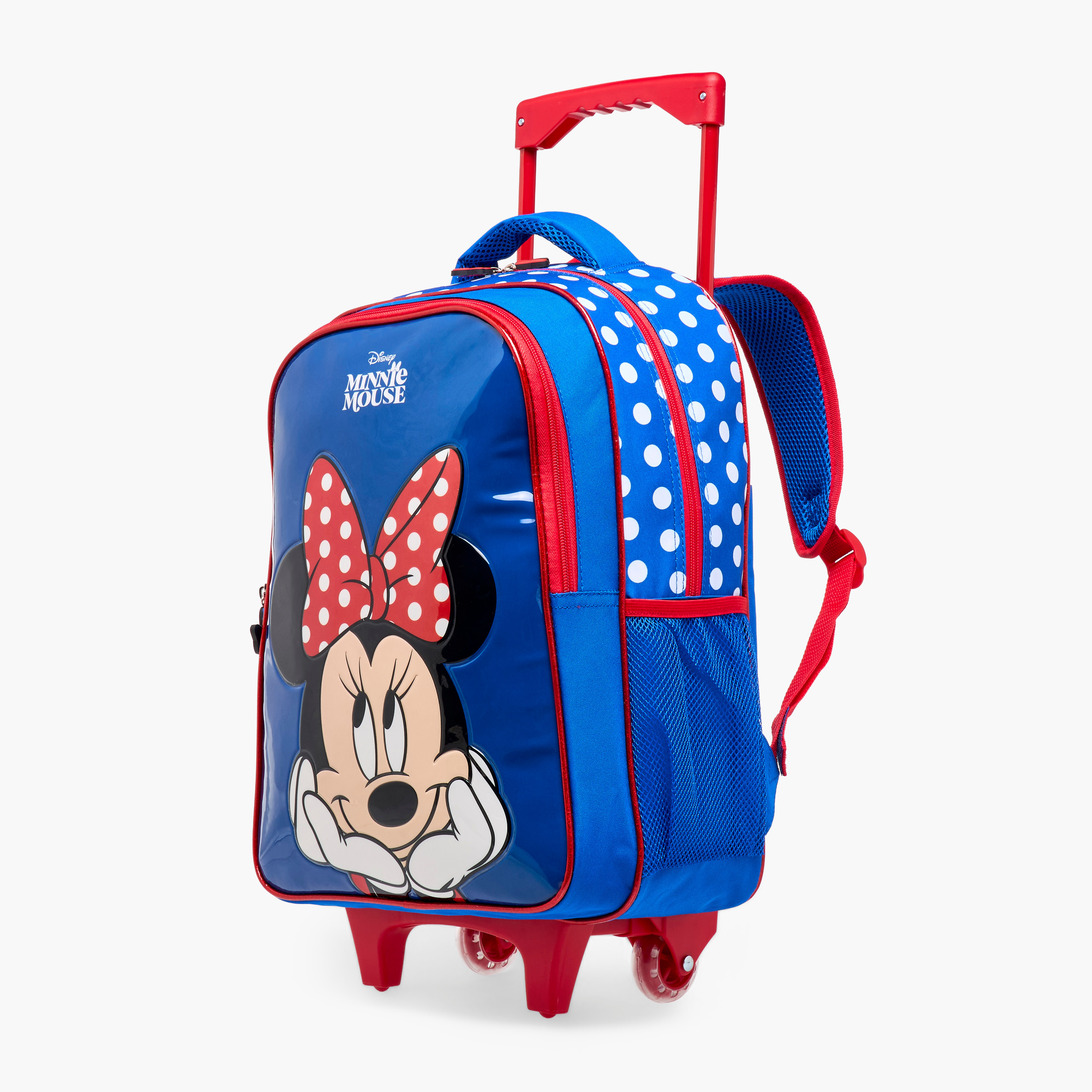 Disney Minnie Mouse Print 5-Piece Trolley Backpack Set -16 inches-school-bagsandbackpacks-trolleybags-image-5