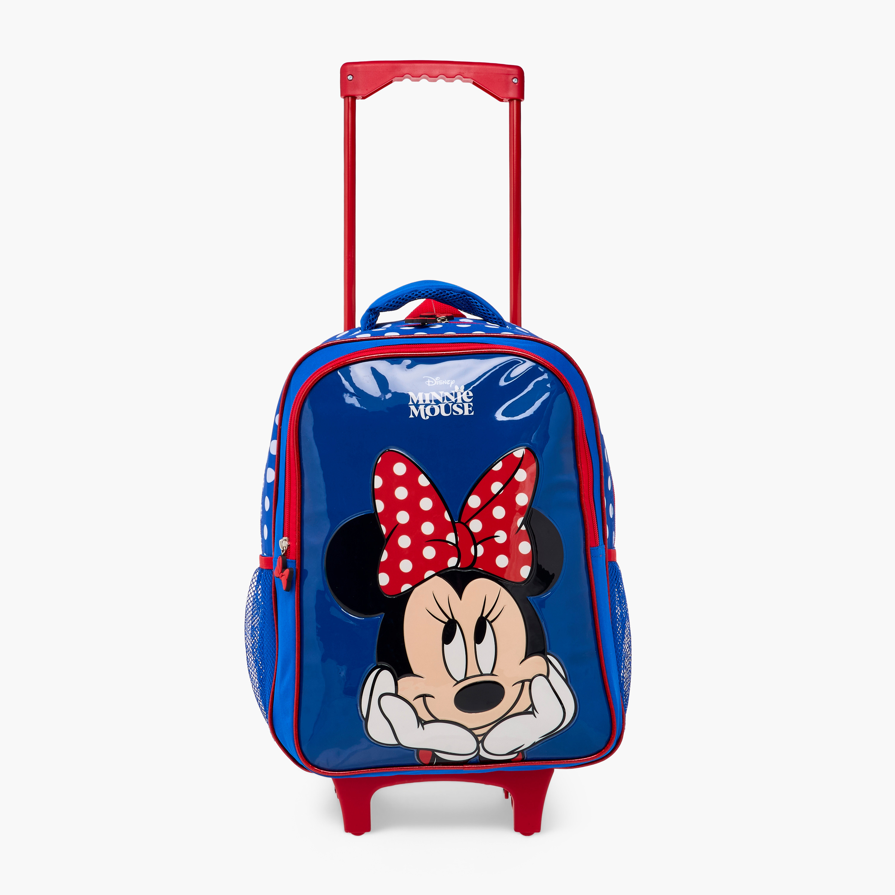 Disney Minnie Mouse Print 5-Piece Trolley Backpack Set -16 inches-school-bagsandbackpacks-trolleybags-image-7