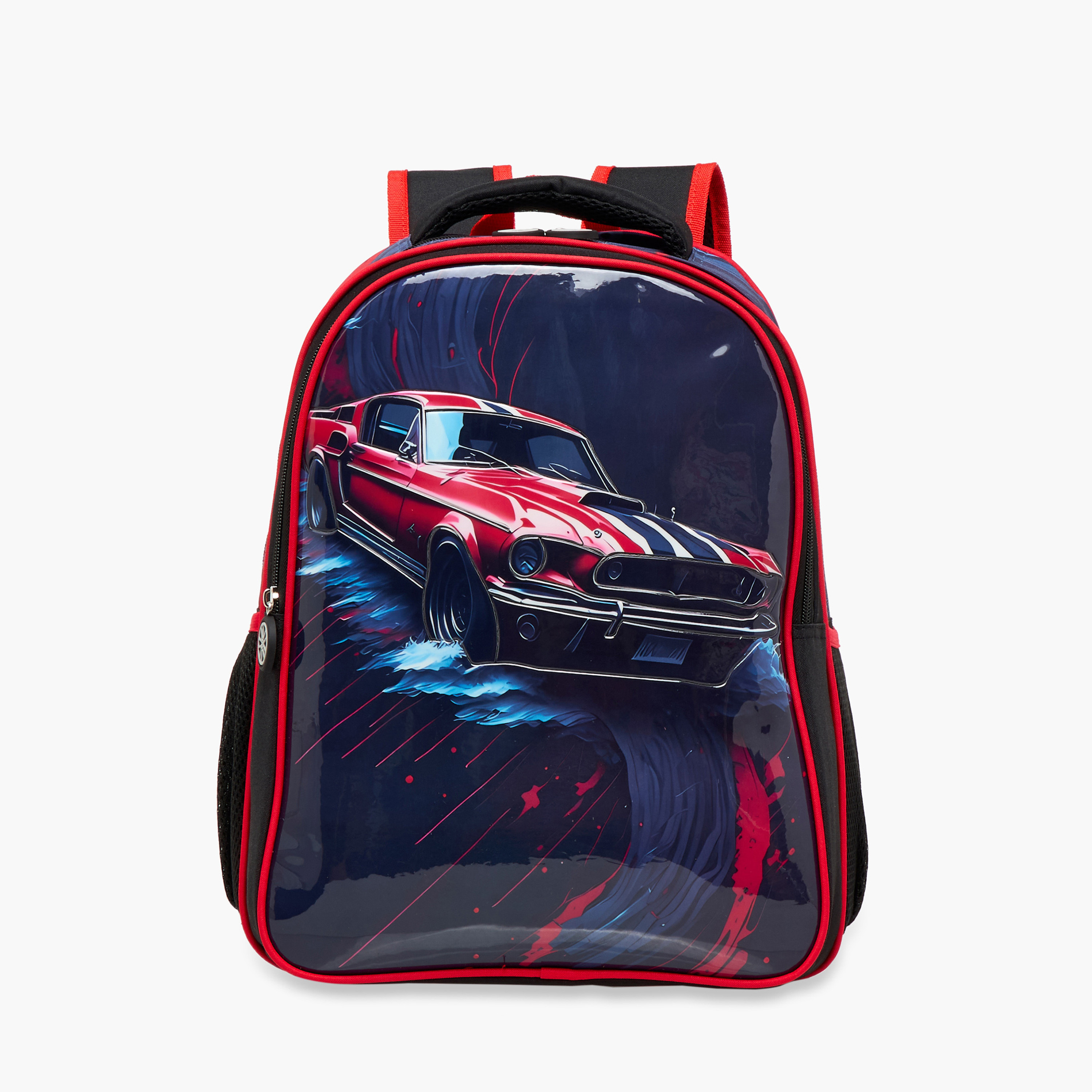 Juniors 5-Piece Car Graphic Print Backpack Set - 16 inches-school-bagsandbackpacks-backpacks-image-2