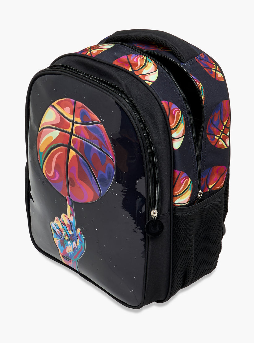 Small Basketball Backpack Buy Juniors Basketball Print 5-Piece Backpack Set - 16 inches Online ...