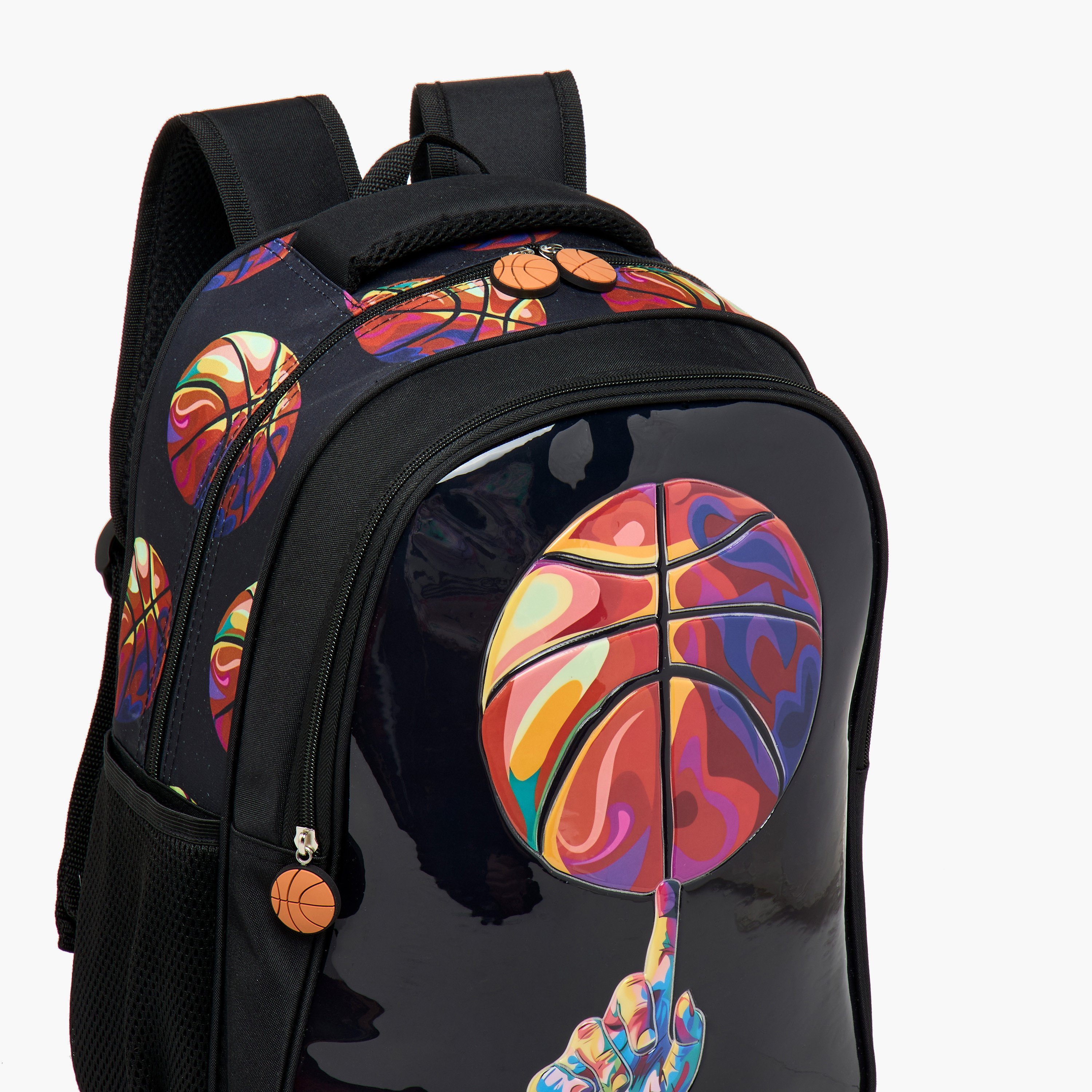 Juniors Basketball Print 5-Piece Backpack Set - 16 inches-school-bagsandbackpacks-sets-image-13