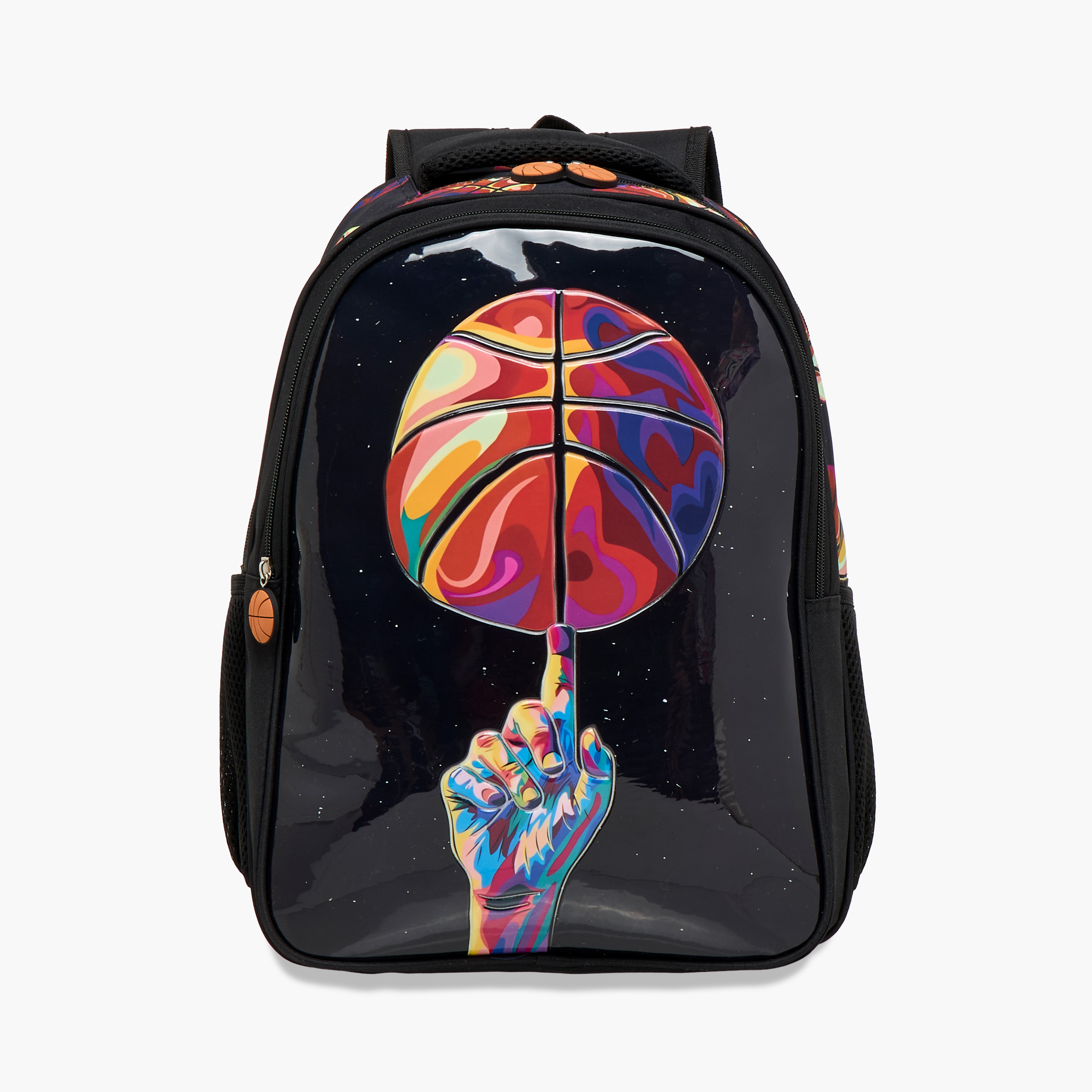 Juniors Basketball Print 5-Piece Backpack Set - 16 inches-school-bagsandbackpacks-sets-image-4