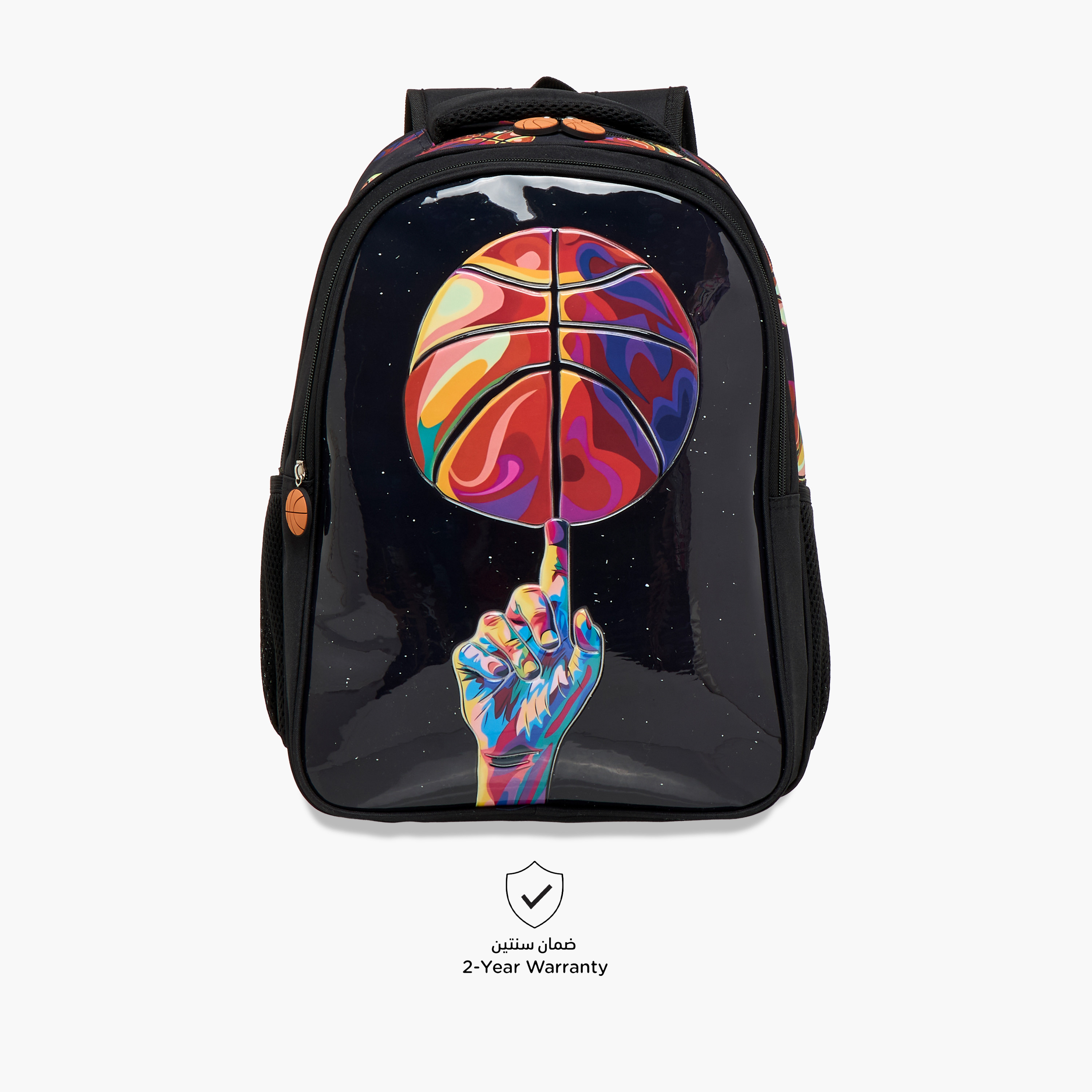 Juniors Basketball Print 5-Piece Backpack Set - 16 inches-school-bagsandbackpacks-sets-image-7