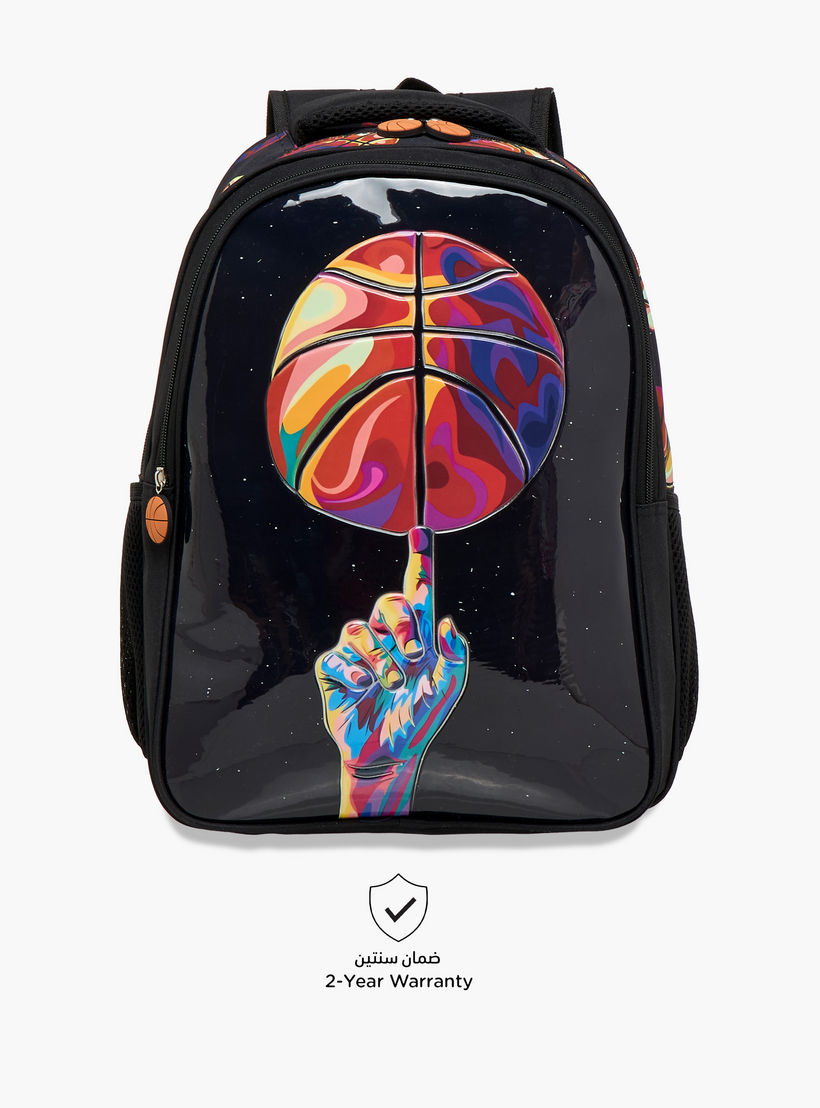Color Basketball Backpack Buy Juniors Basketball Print 5-Piece Backpack Set - 16 inches Online ...