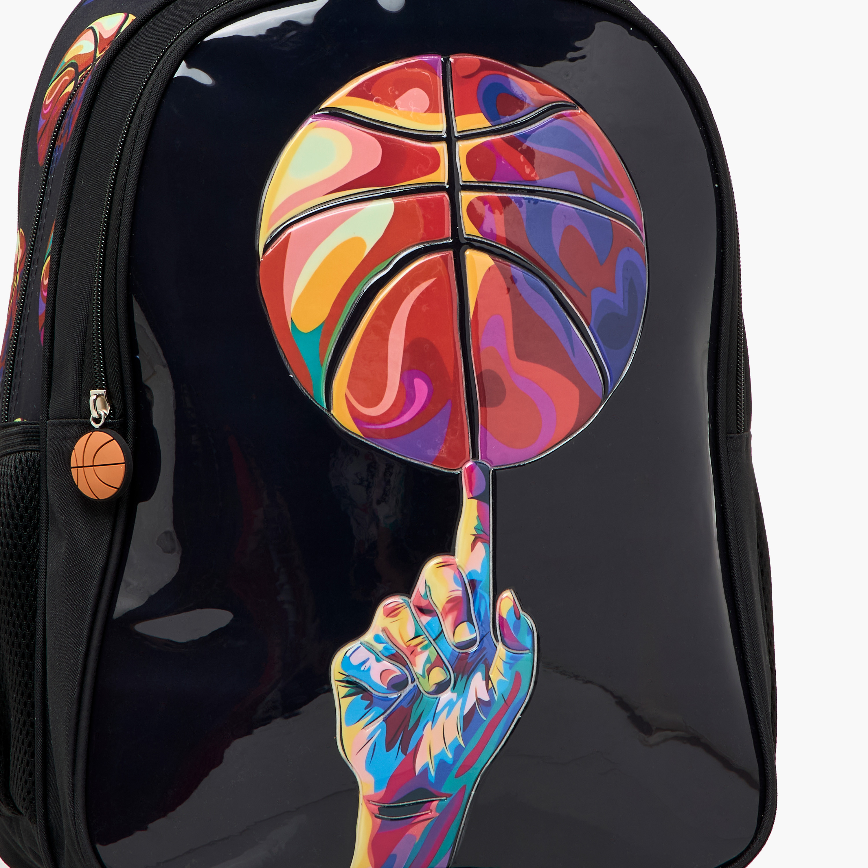 Juniors Basketball Print 5-Piece Backpack Set - 16 inches-school-bagsandbackpacks-sets-image-10
