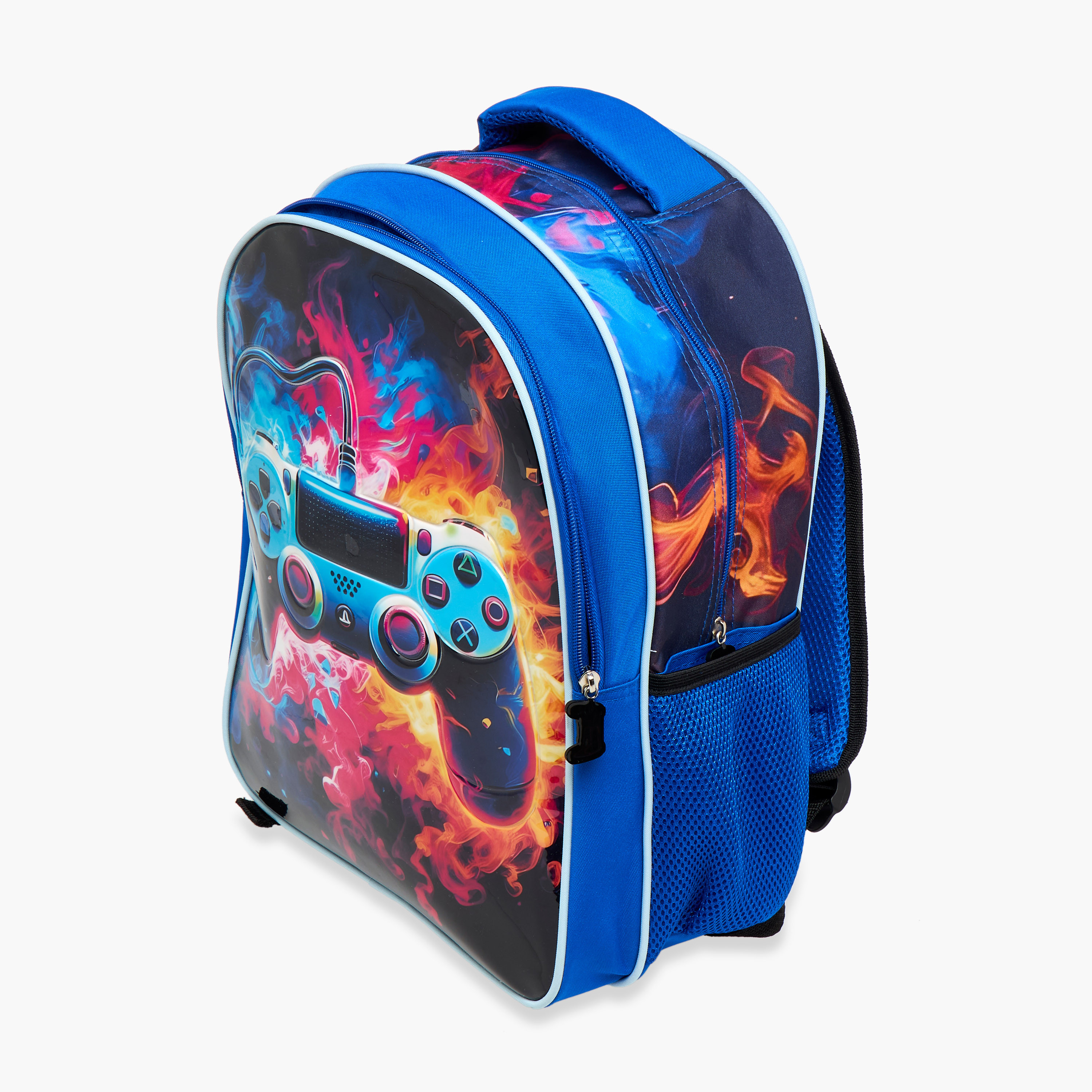Juniors Gamer Print 5-Piece Backpack Set - 16 inches-school-bagsandbackpacks-backpacks-image-13