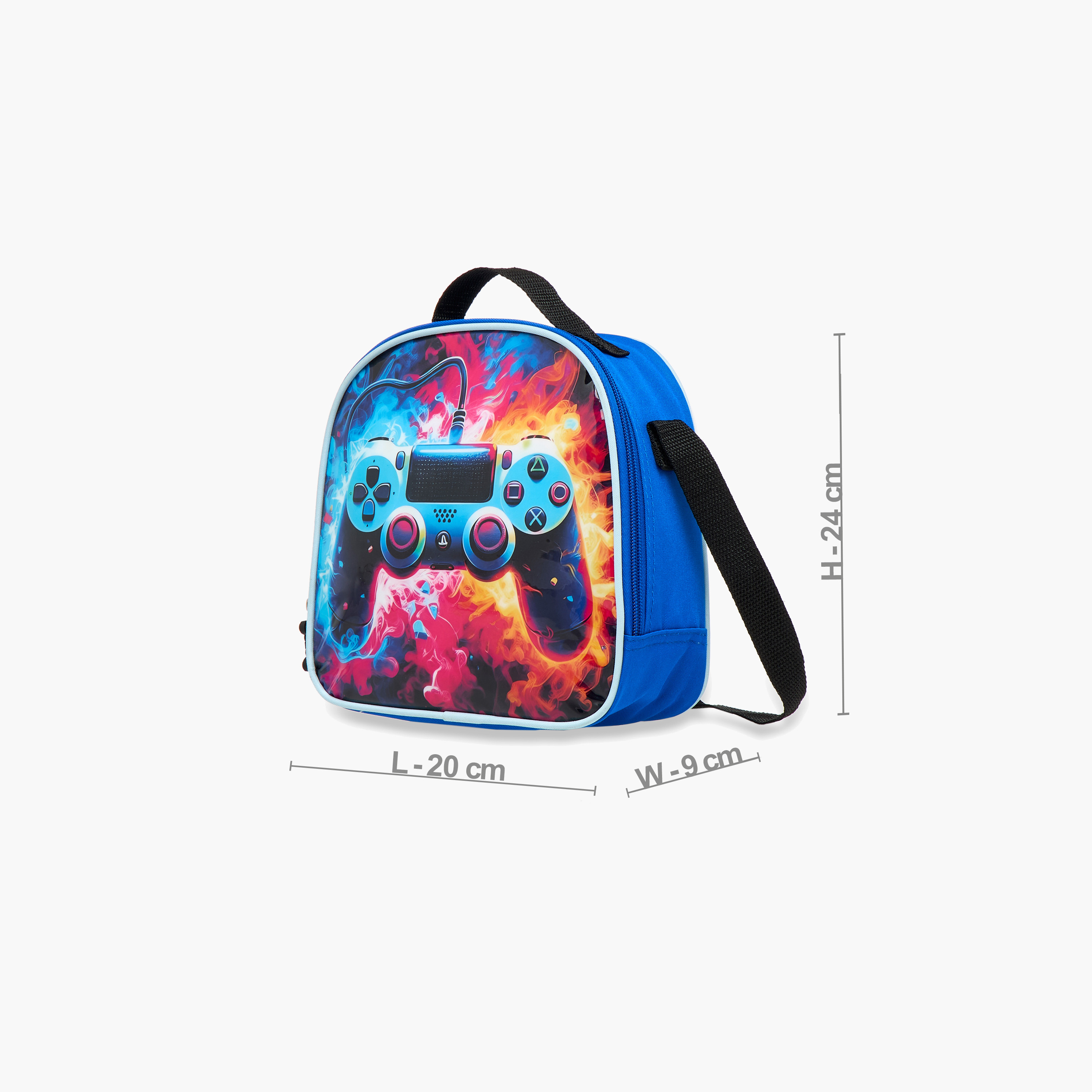 Juniors Gamer Print 5-Piece Backpack Set - 16 inches-school-bagsandbackpacks-backpacks-image-24