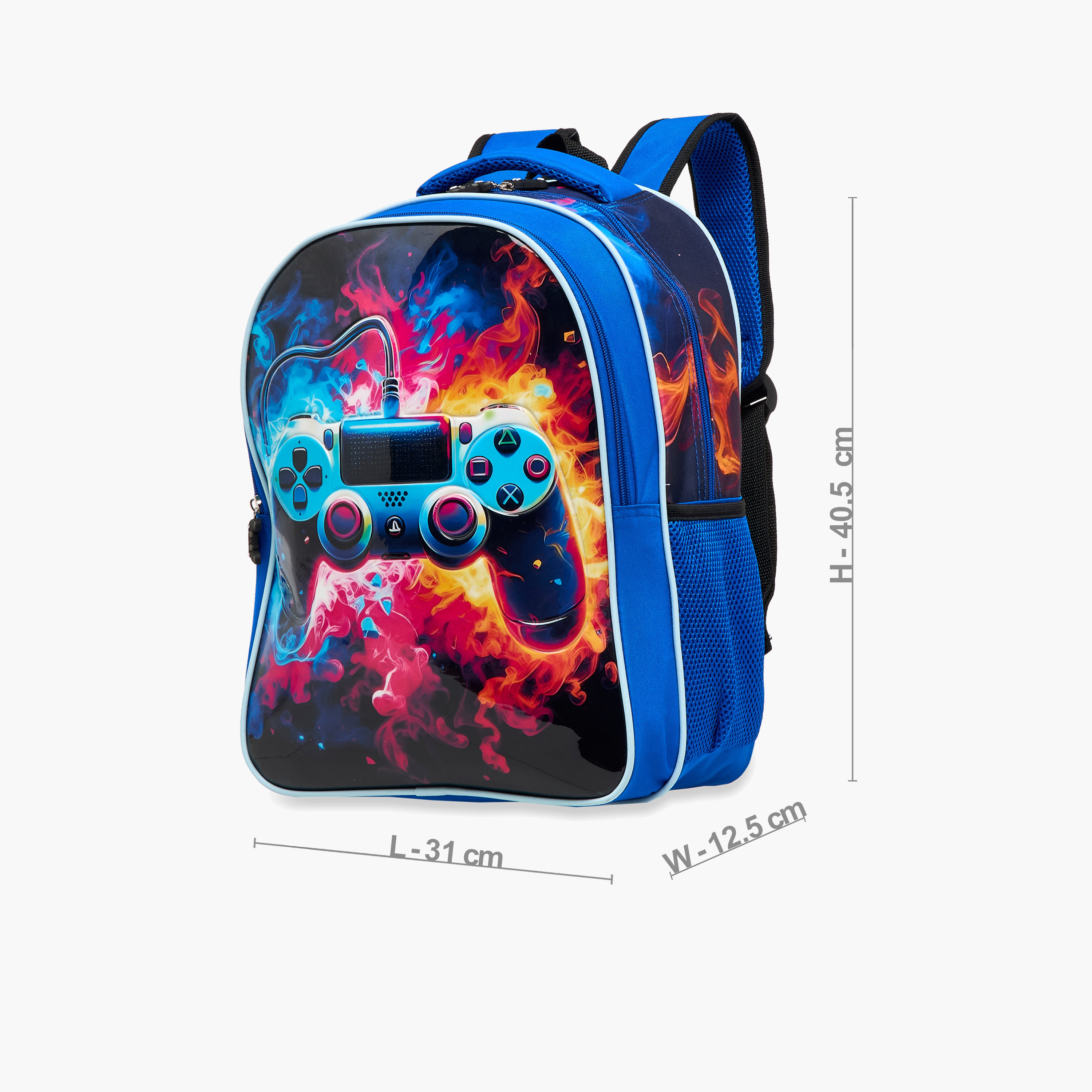 Juniors Gamer Print 5-Piece Backpack Set - 16 inches-school-bagsandbackpacks-backpacks-image-5