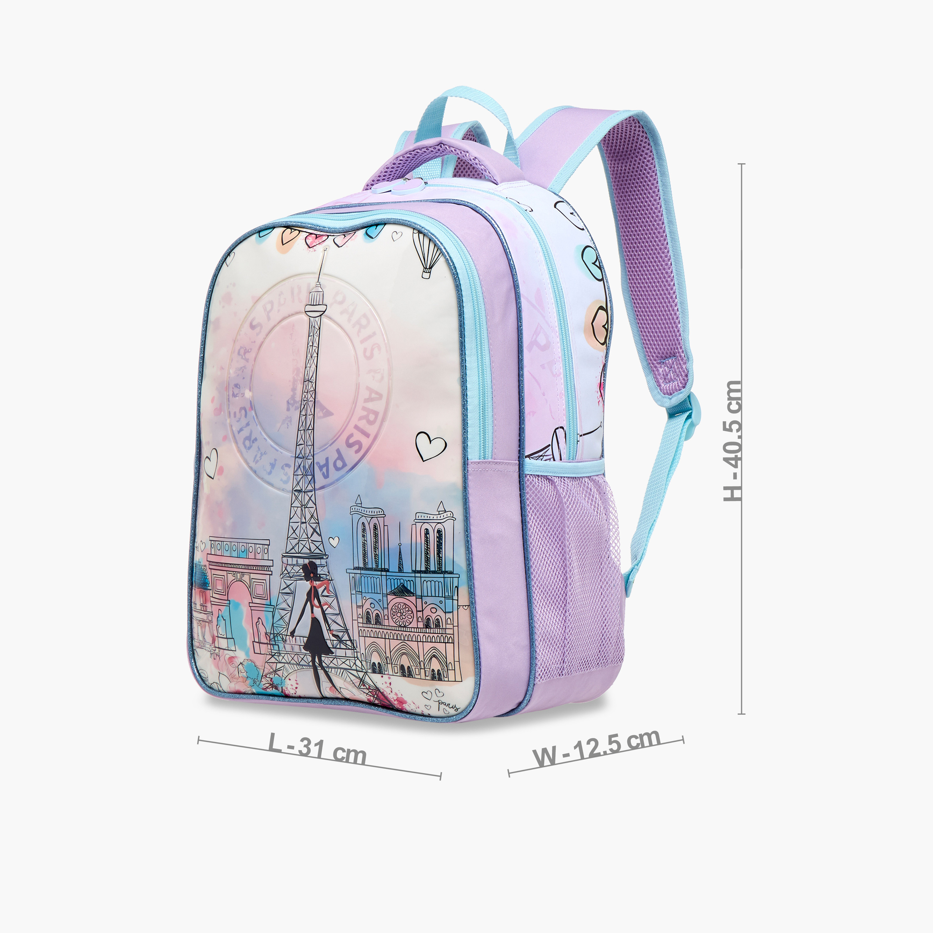 طقم شنطة ظهر 5 قطع بطبعات من جونيورز - 16 بوصة-school-bagsandbackpacks-backpacks-image-5
