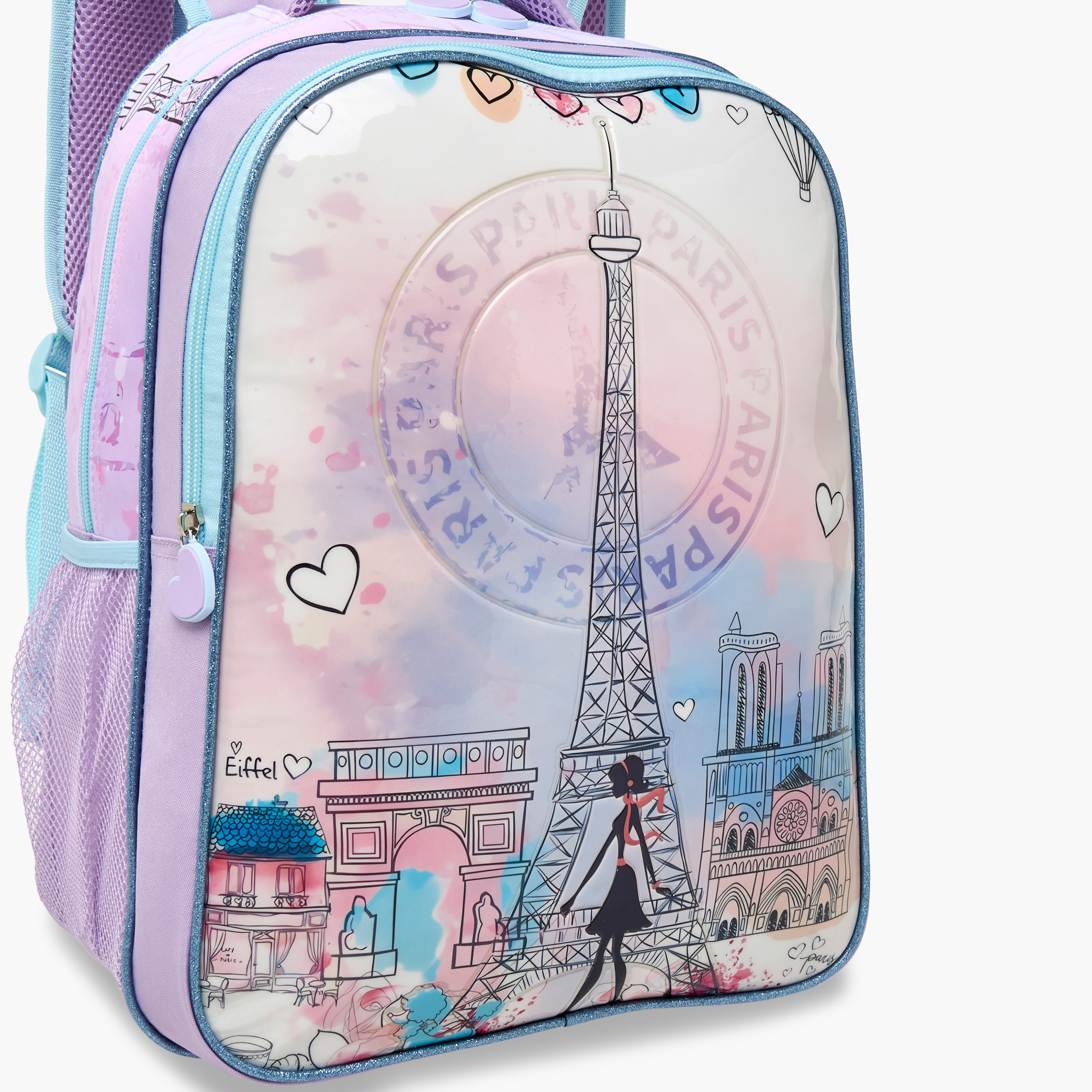 طقم شنطة ظهر 5 قطع بطبعات من جونيورز - 16 بوصة-school-bagsandbackpacks-backpacks-image-11