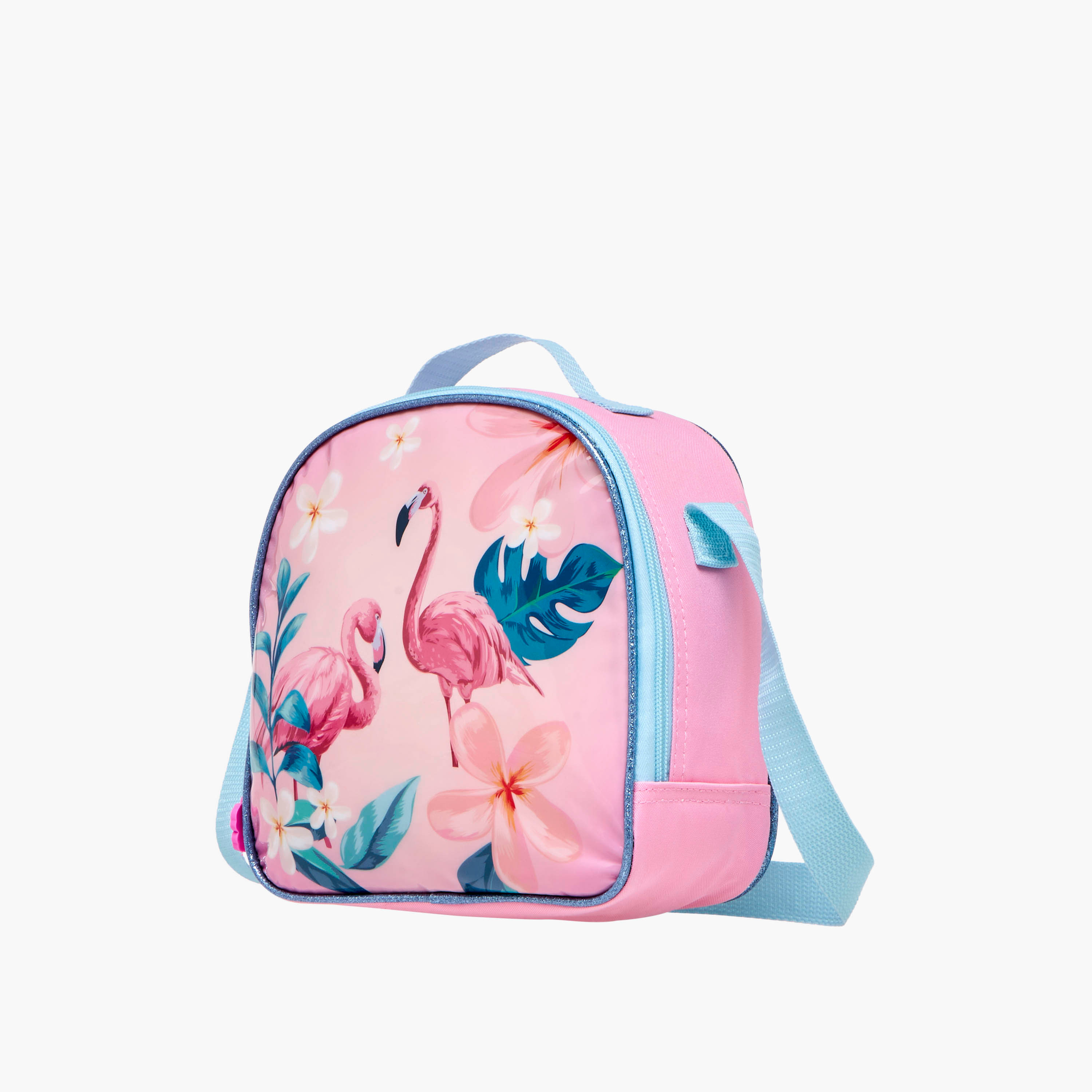 Juniors 5-Piece Flamingo Print Trolley Backpack Set - 16 inches-school-bagsandbackpacks-trolleybags-image-15
