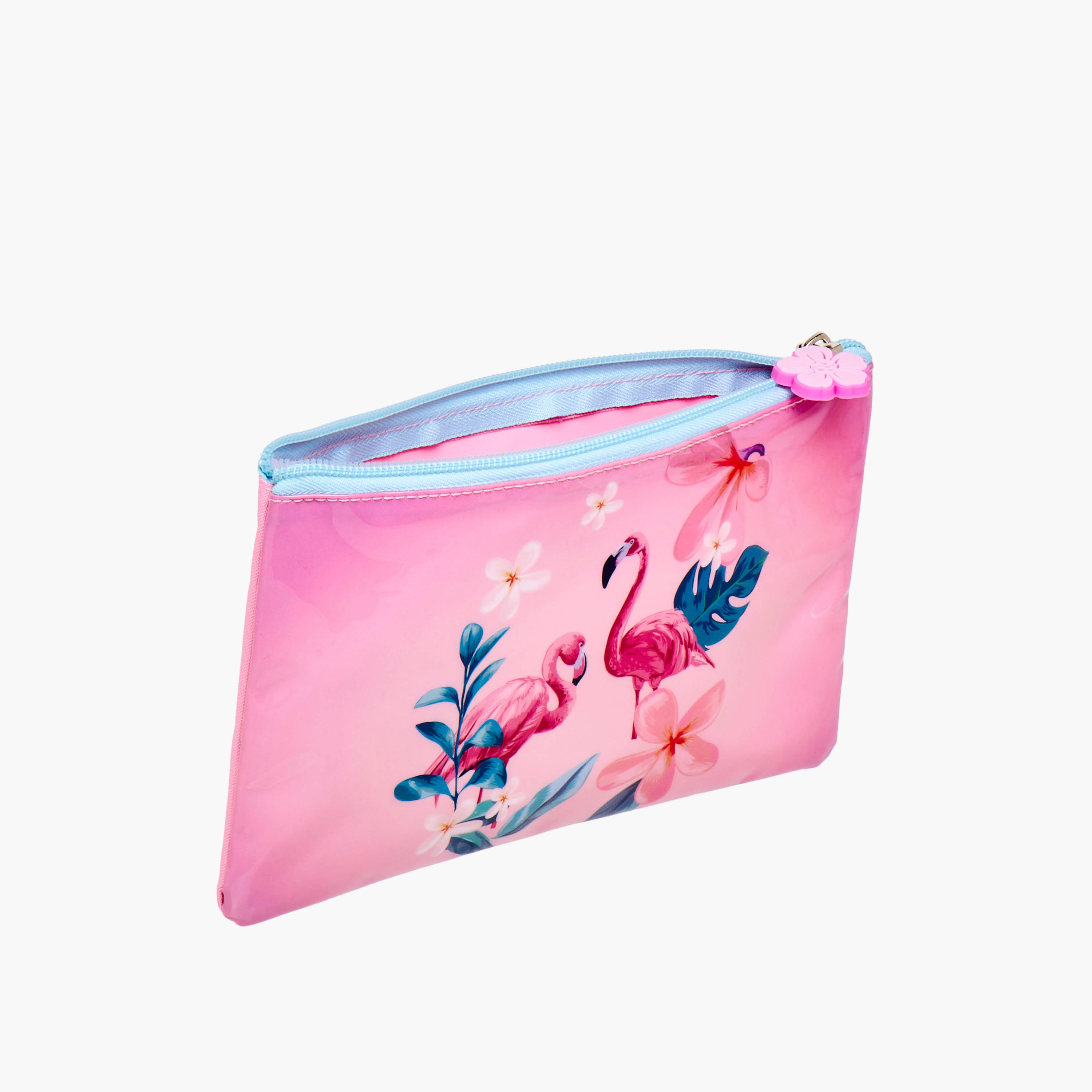 Juniors 5-Piece Flamingo Print Trolley Backpack Set - 16 inches-school-bagsandbackpacks-trolleybags-image-18