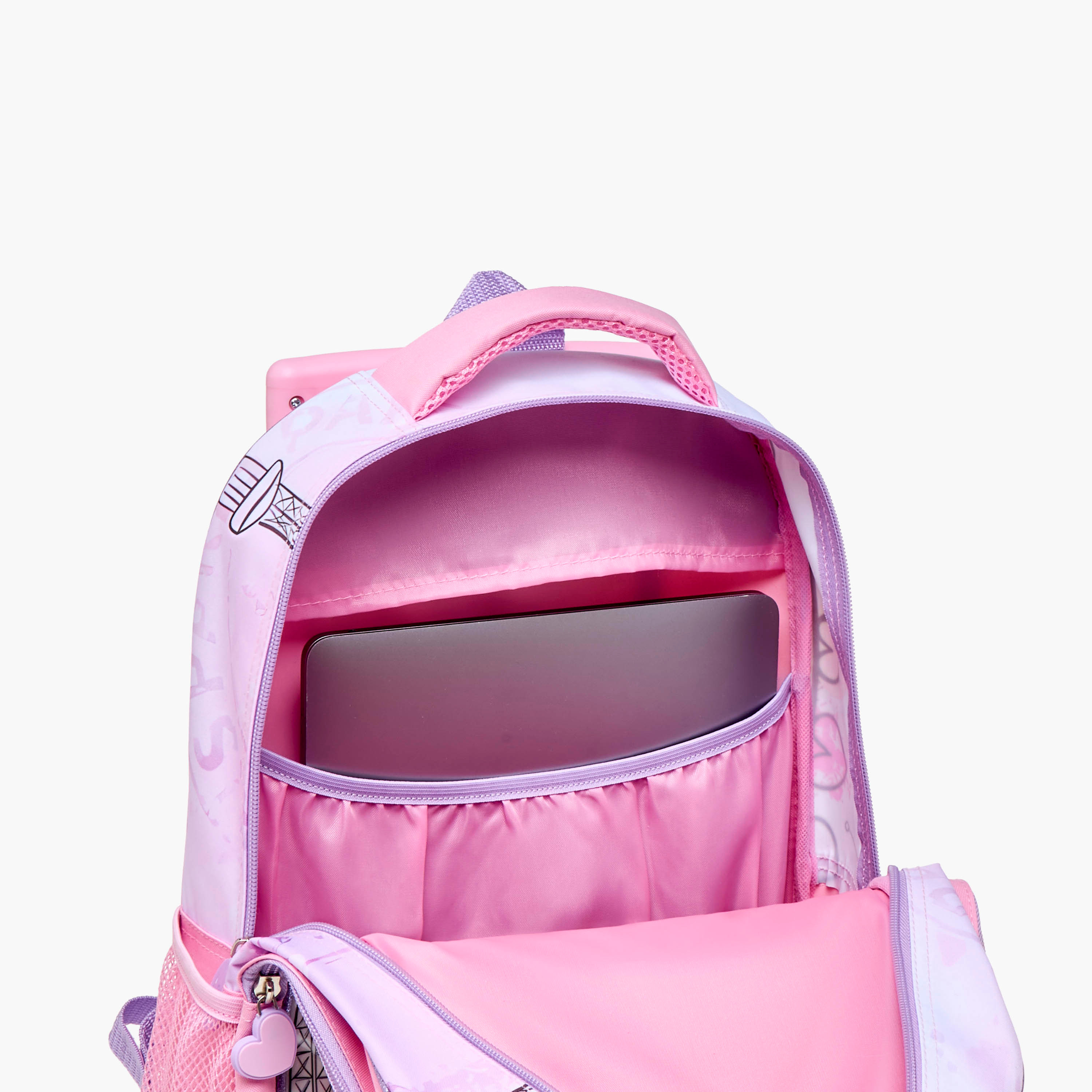 Juniors 5-Piece Paris Print Trolley Backpack Set - 16 inches-school-bagsandbackpacks-trolleybags-image-15