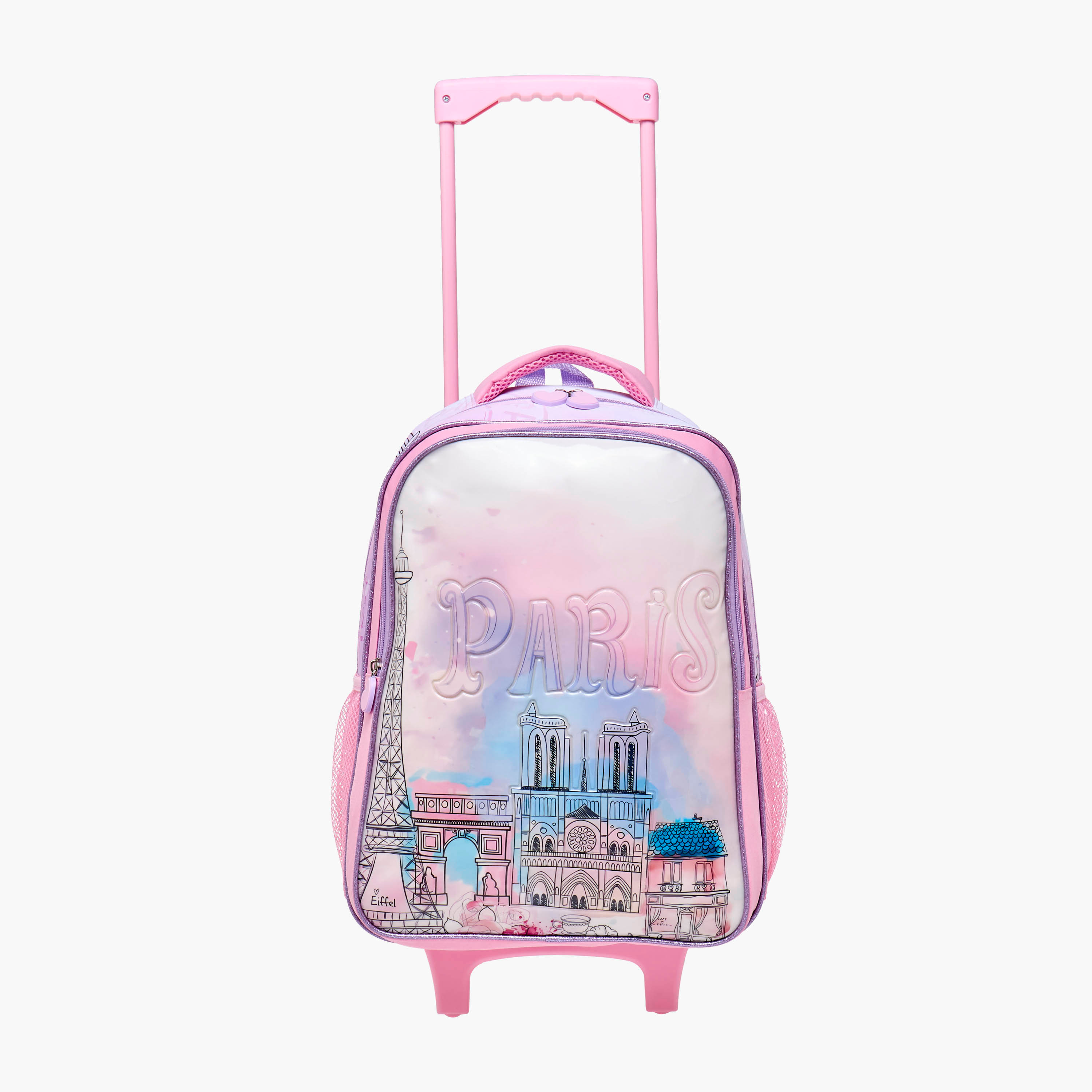 Juniors 5-Piece Paris Print Trolley Backpack Set - 16 inches-school-bagsandbackpacks-trolleybags-image-6
