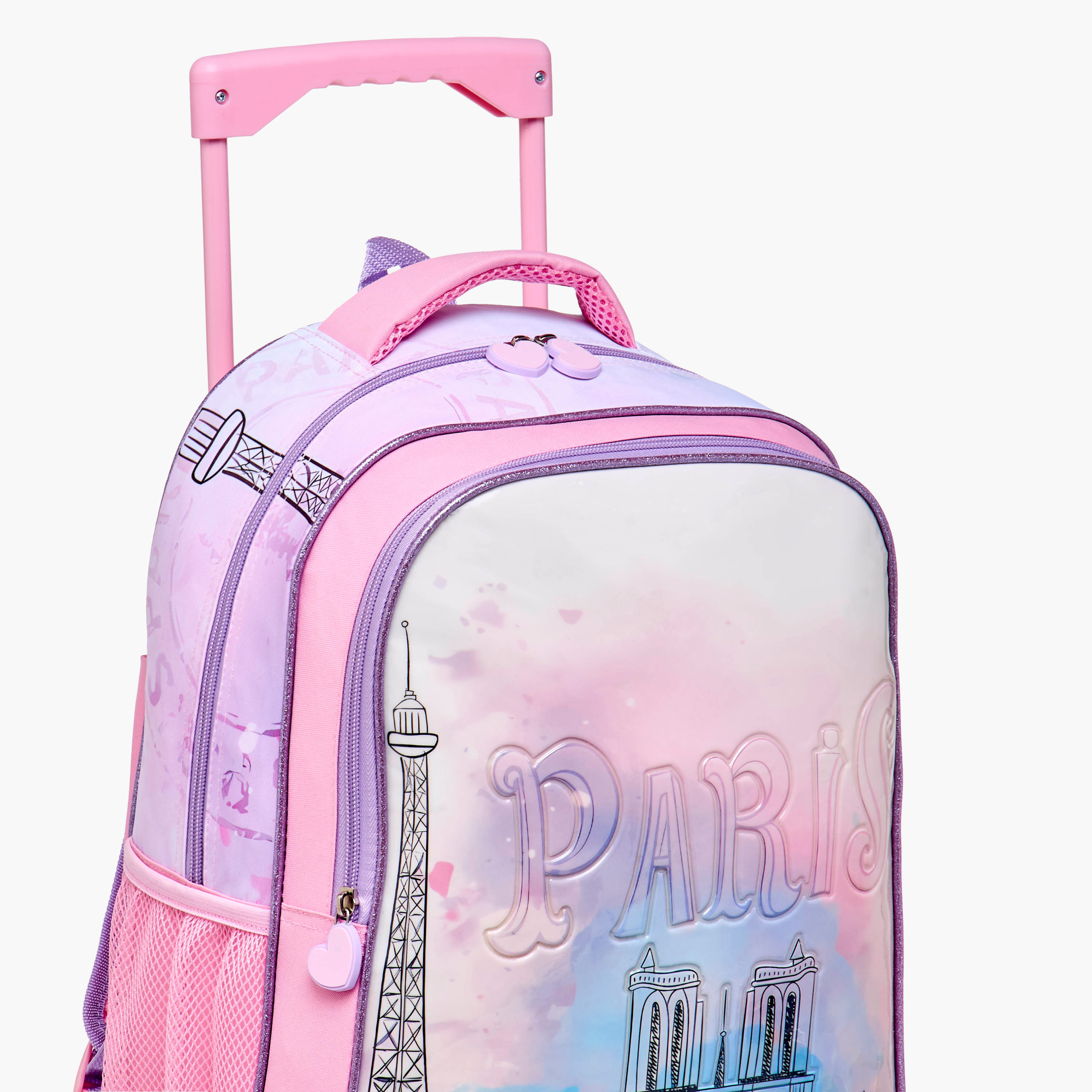 Juniors 5-Piece Paris Print Trolley Backpack Set - 16 inches-school-bagsandbackpacks-trolleybags-image-7