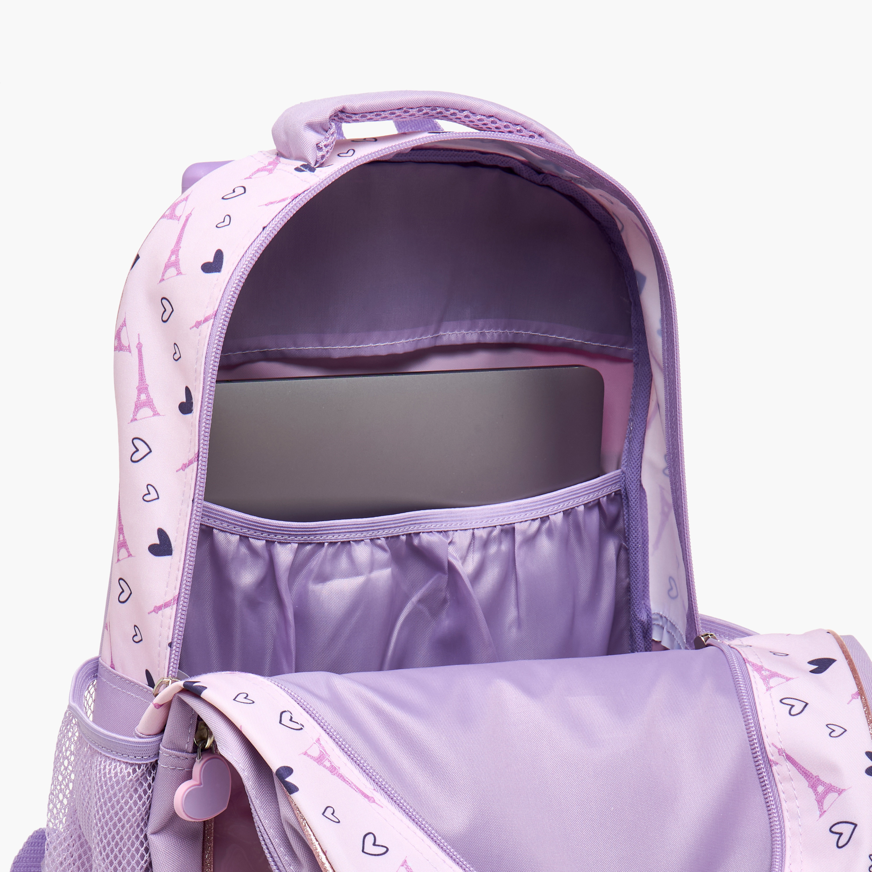 طقم شنطة ظهر ترولي 5 قطع بطبعات من جونيورز - 16 بوصة-school-bagsandbackpacks-trolleybags-image-17