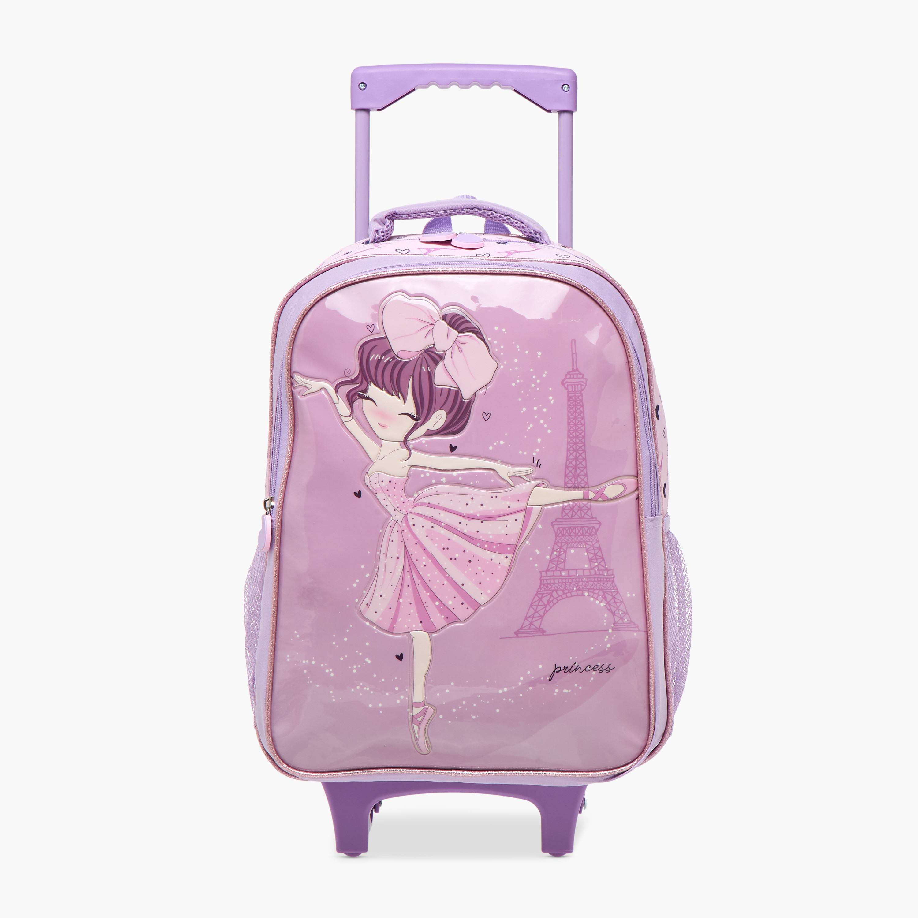 طقم شنطة ظهر ترولي 5 قطع بطبعات من جونيورز - 16 بوصة-school-bagsandbackpacks-trolleybags-image-4