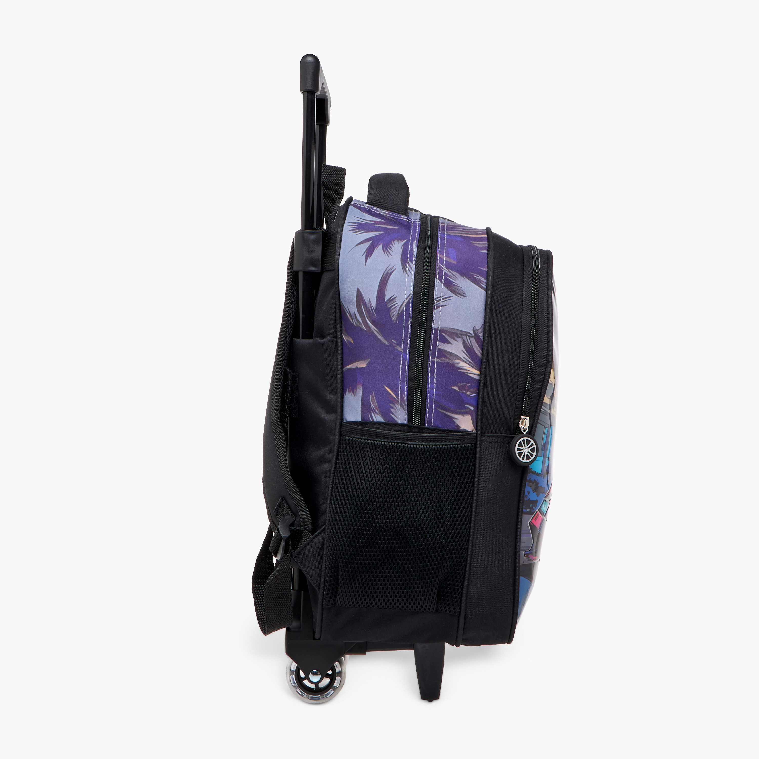 Juniors 5-Piece Graphic Print Trolley Backpack Set - 16 inches-school-bagsandbackpacks-trolleybags-image-4