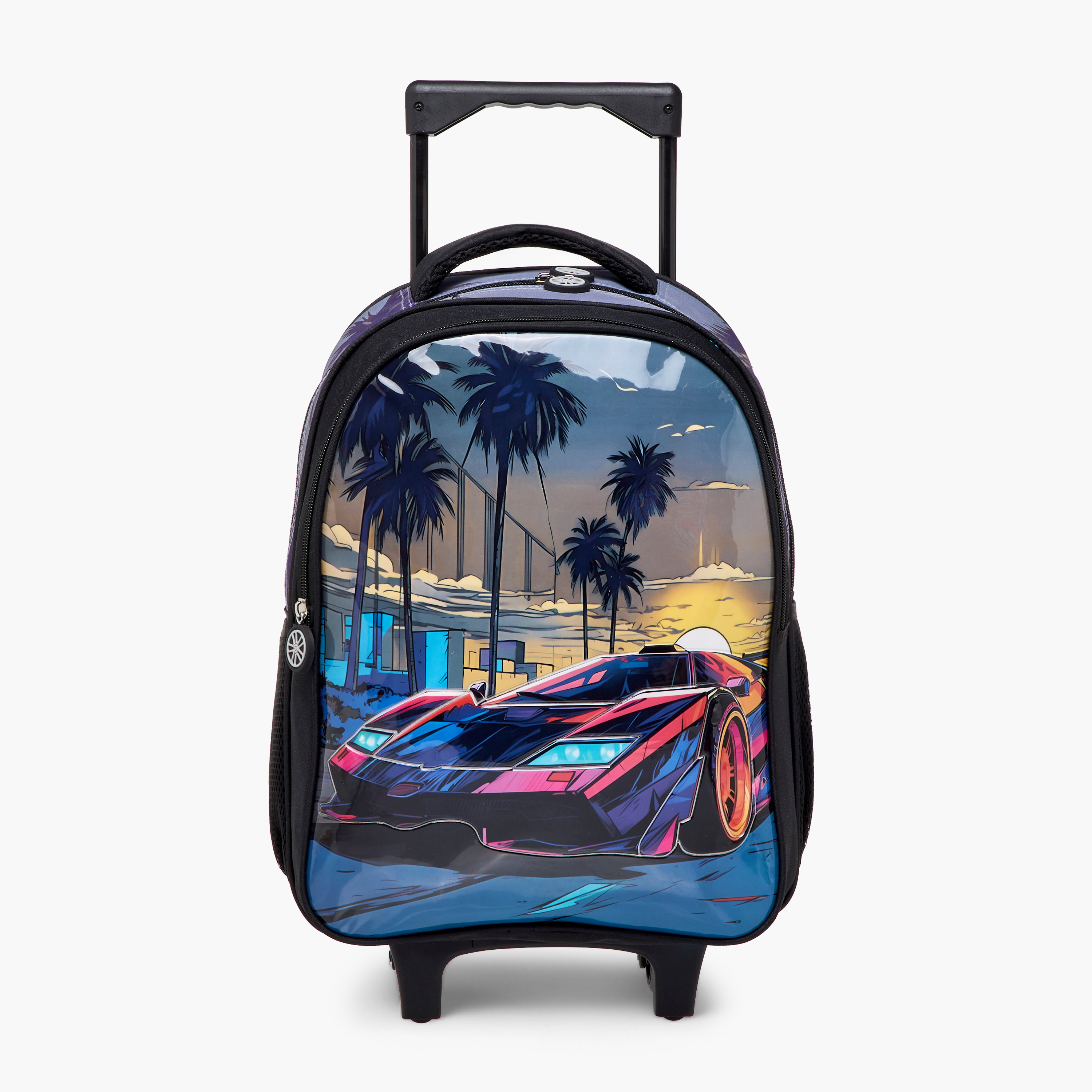 Juniors 5-Piece Graphic Print Trolley Backpack Set - 16 inches-school-bagsandbackpacks-trolleybags-image-5