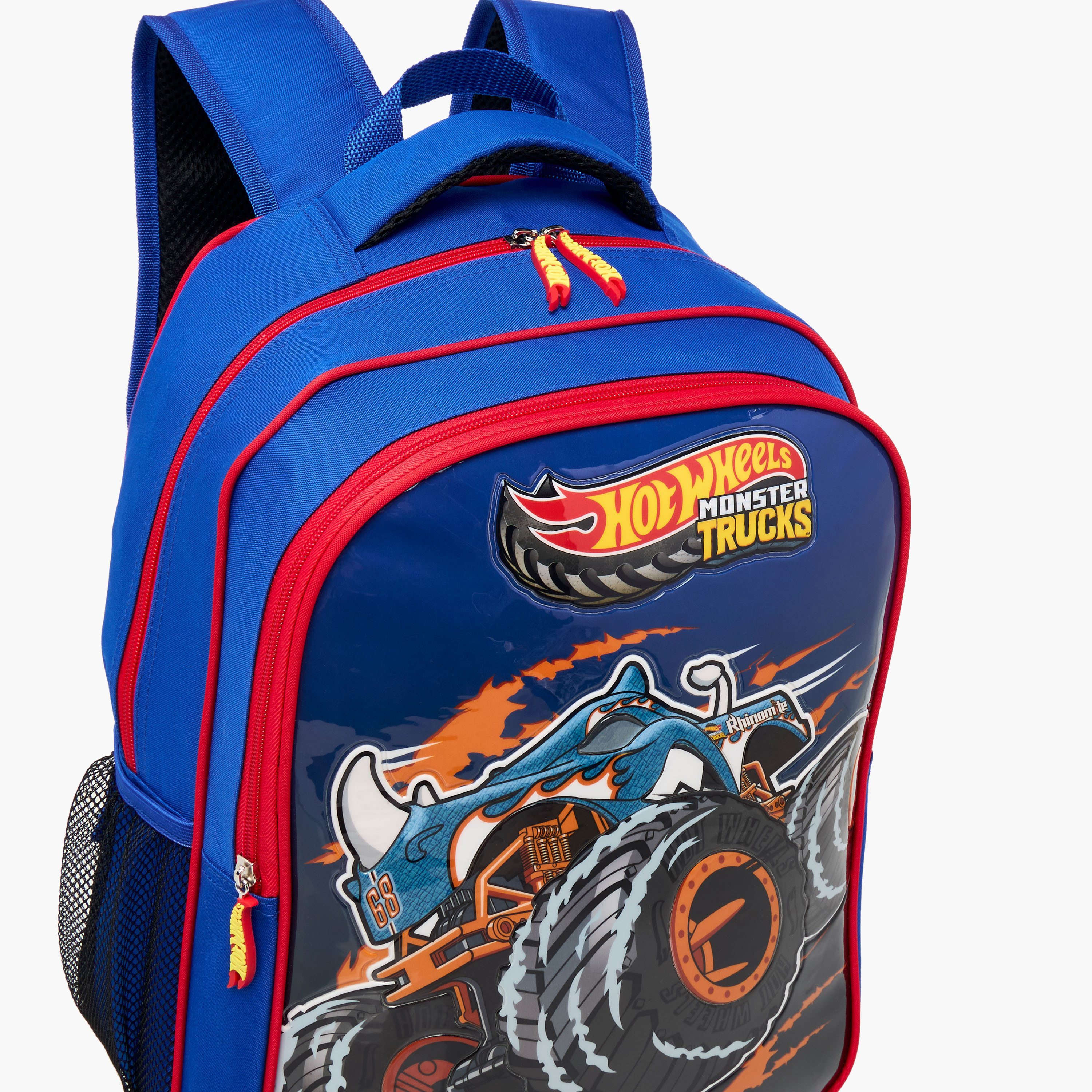 Hot Wheels 5-Piece Monster Truck Print Backpack Set - 16 inches-school-bagsandbackpacks-sets-image-12