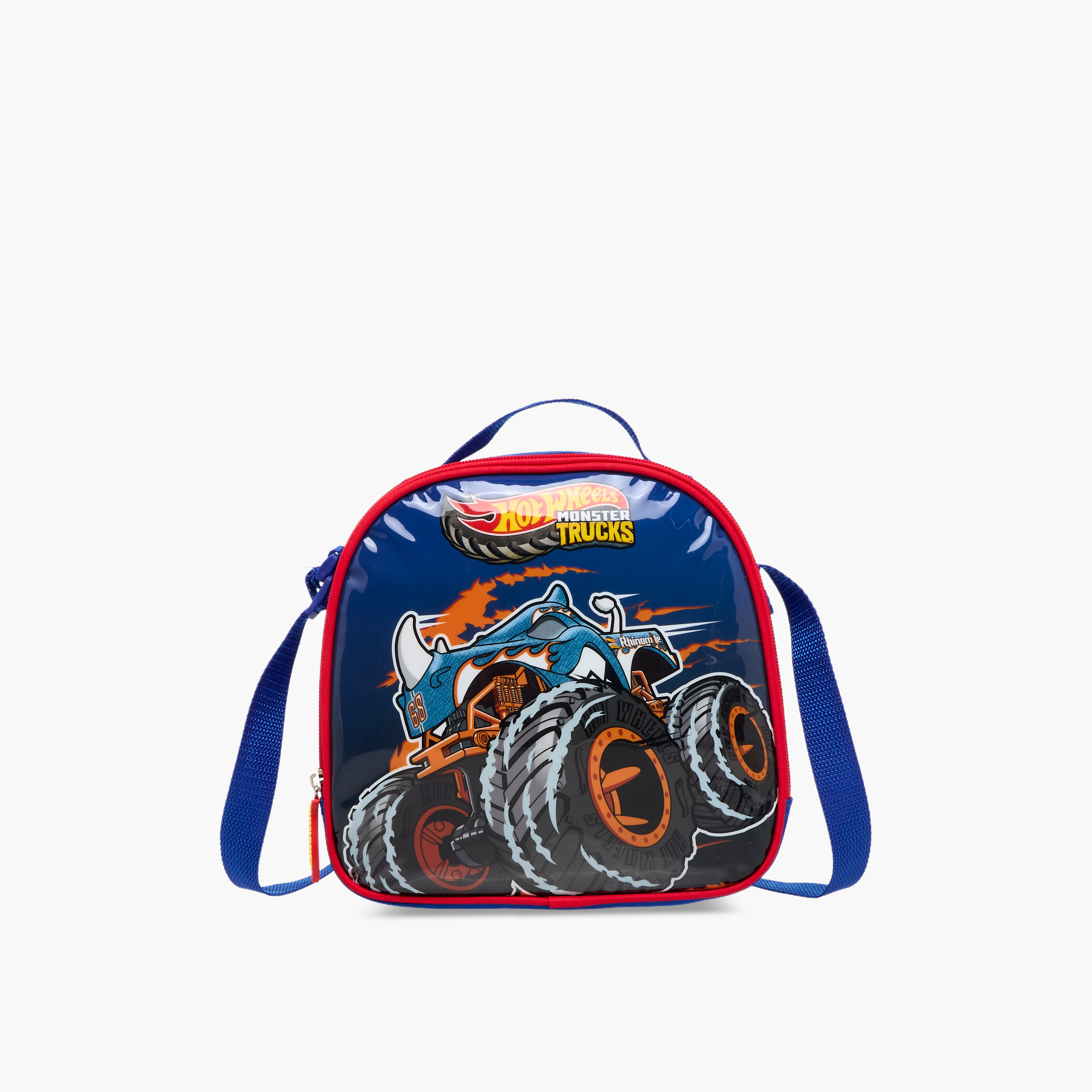 Hot Wheels 5-Piece Monster Truck Print Backpack Set - 16 inches-school-bagsandbackpacks-sets-image-15