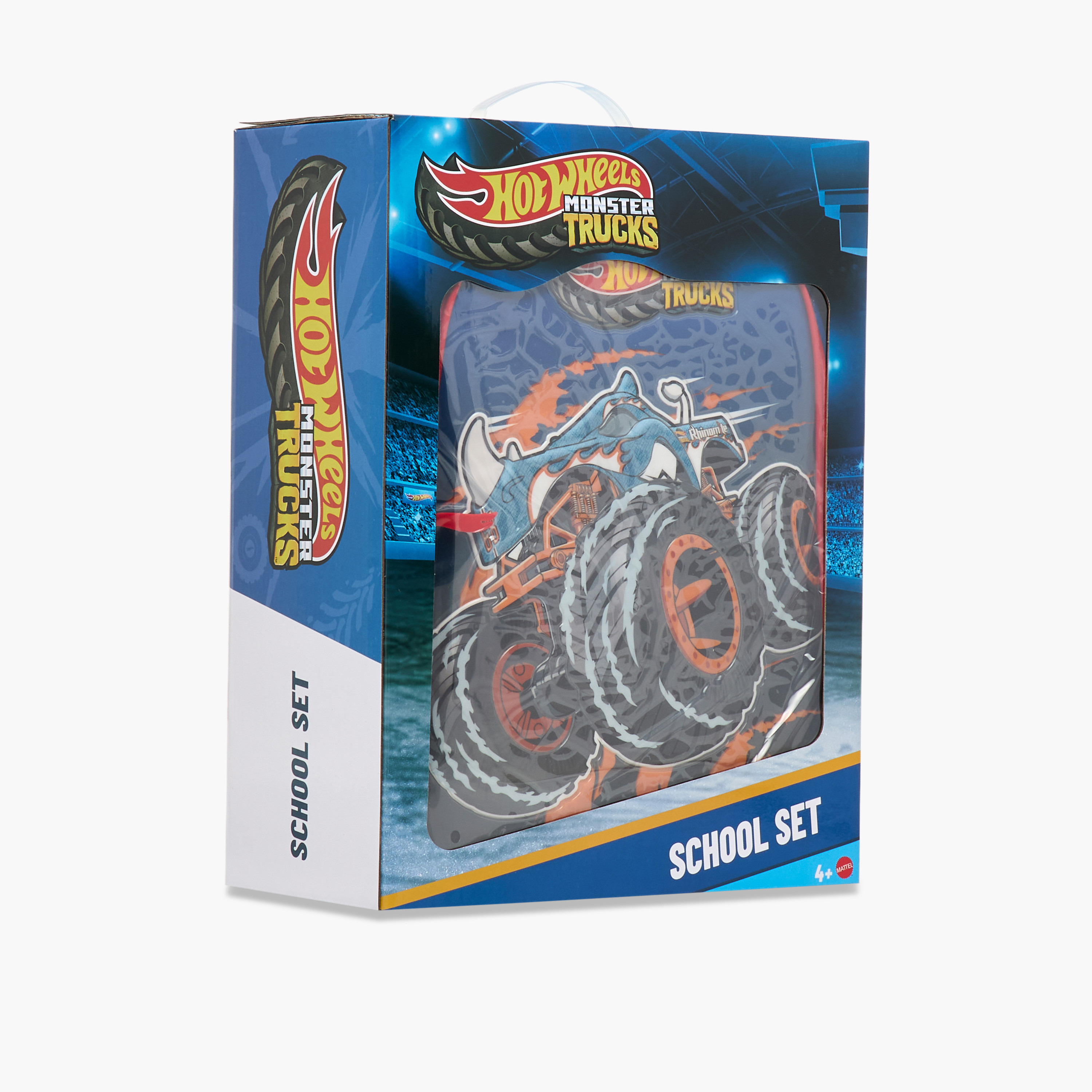 Hot Wheels 5-Piece Monster Truck Print Backpack Set - 16 inches-school-bagsandbackpacks-sets-image-27
