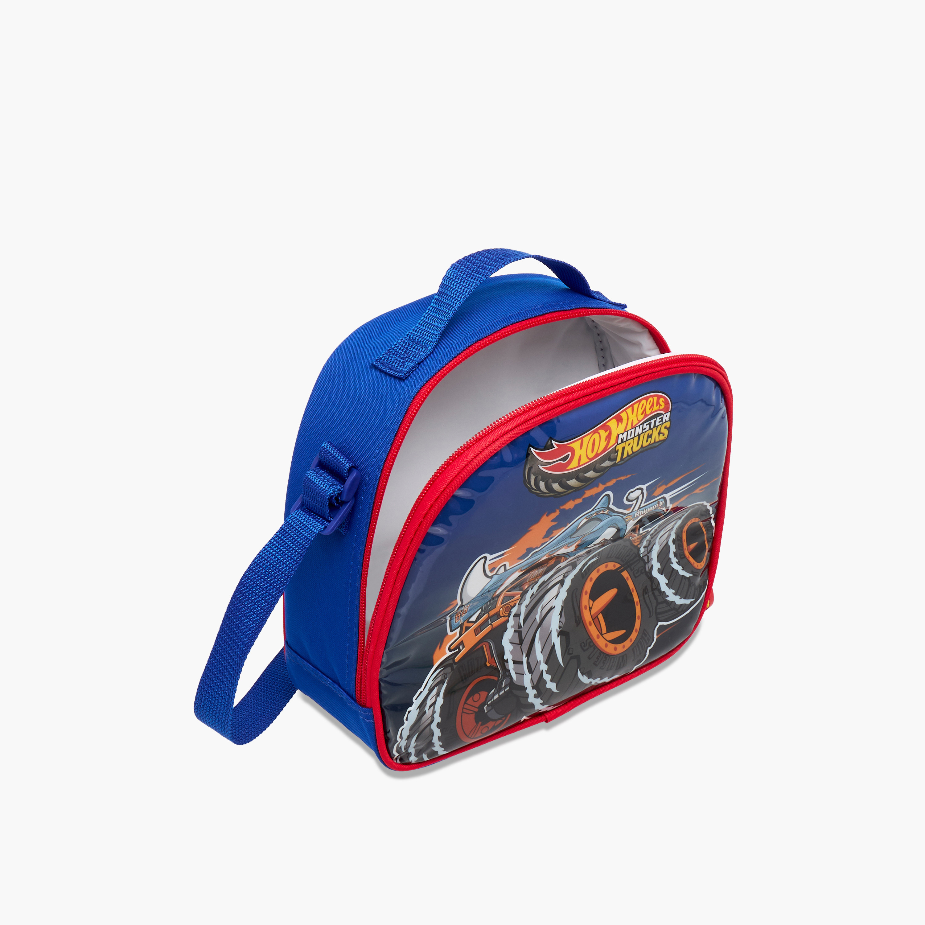 Hot Wheels 5-Piece Monster Truck Print Trolley Backpack Set - 16 inches-school-bagsandbackpacks-trolleybags-image-21
